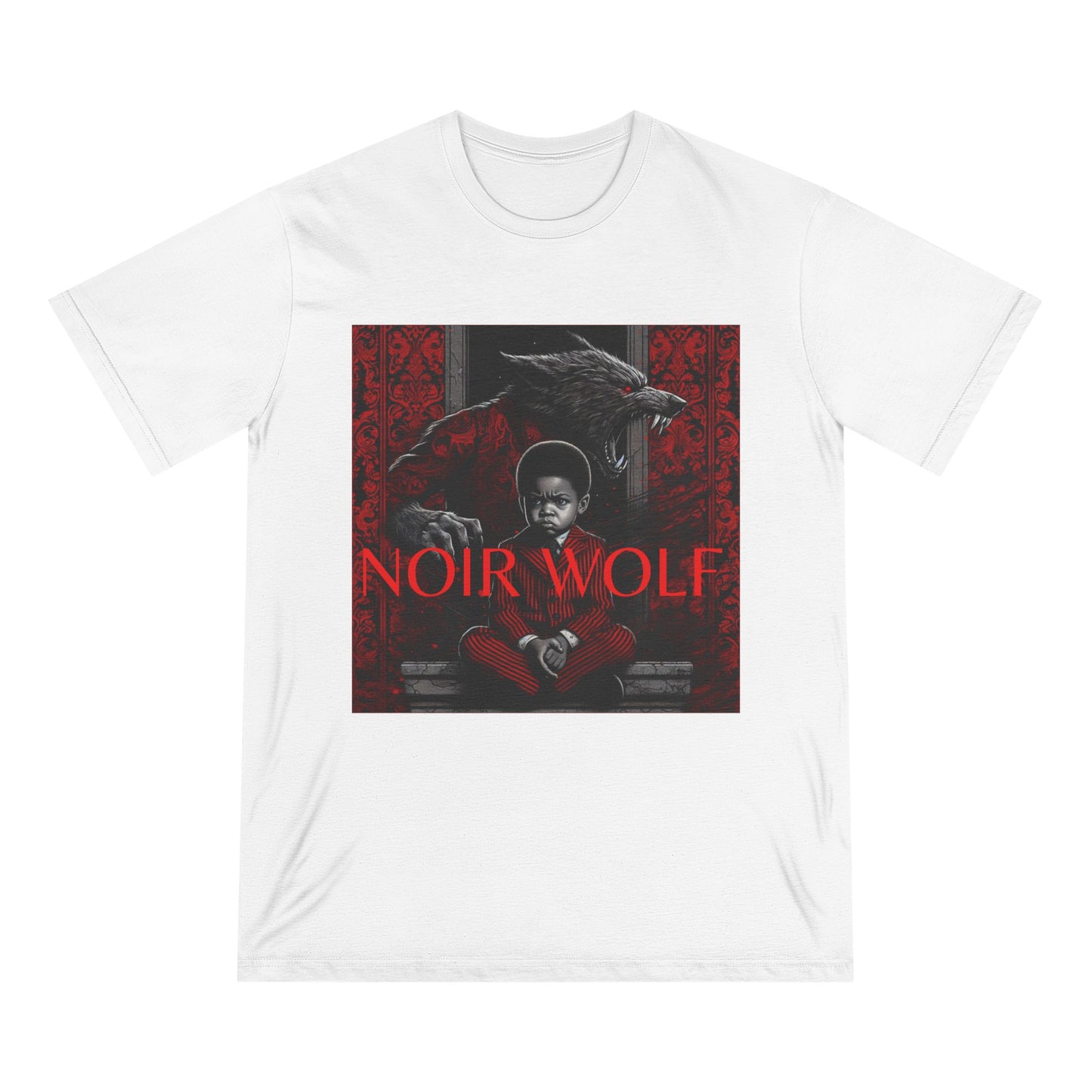 Organic Staple T-shirt little boy on the porch
