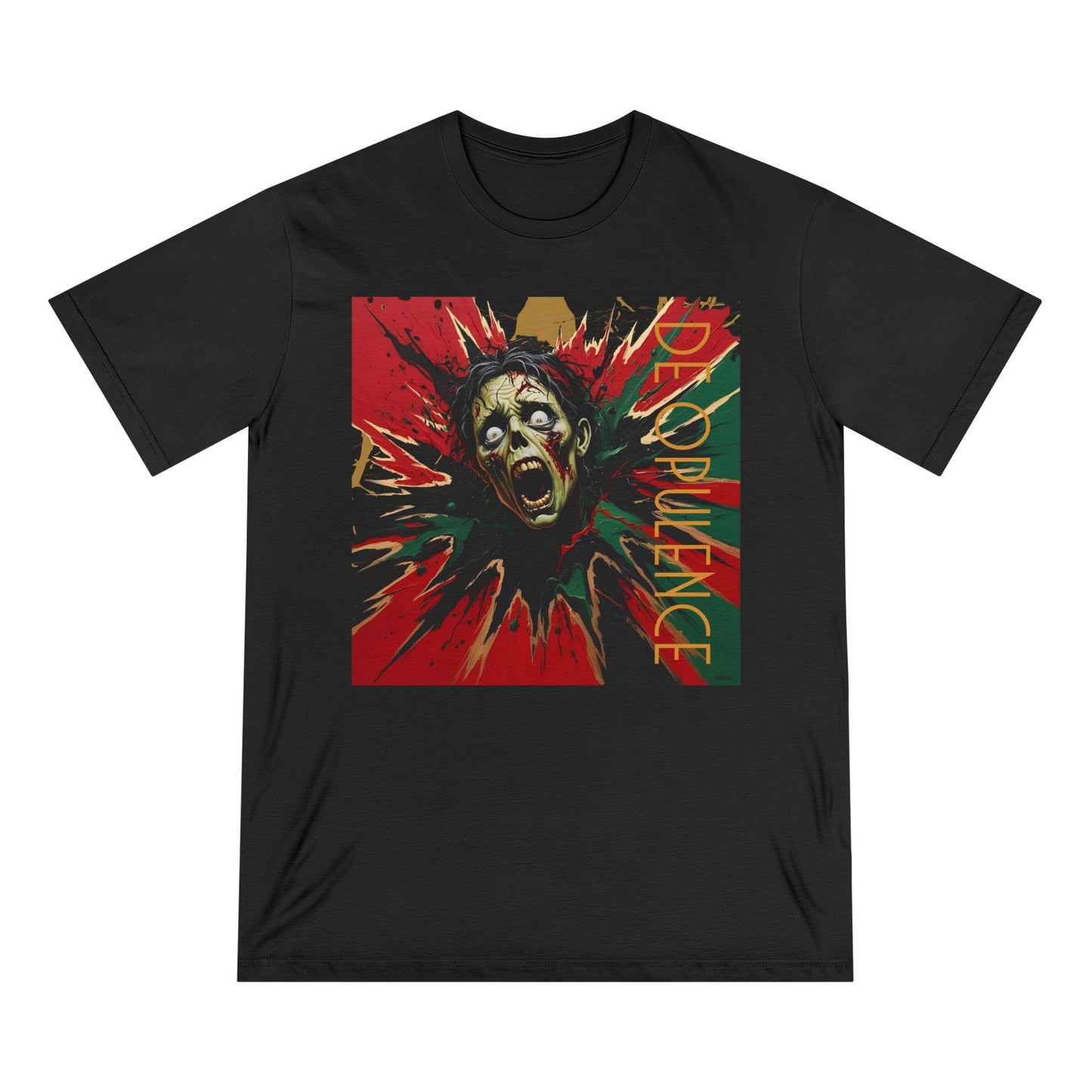 Graphic Art Horror T-Shirt for Eclectic Style Lovers