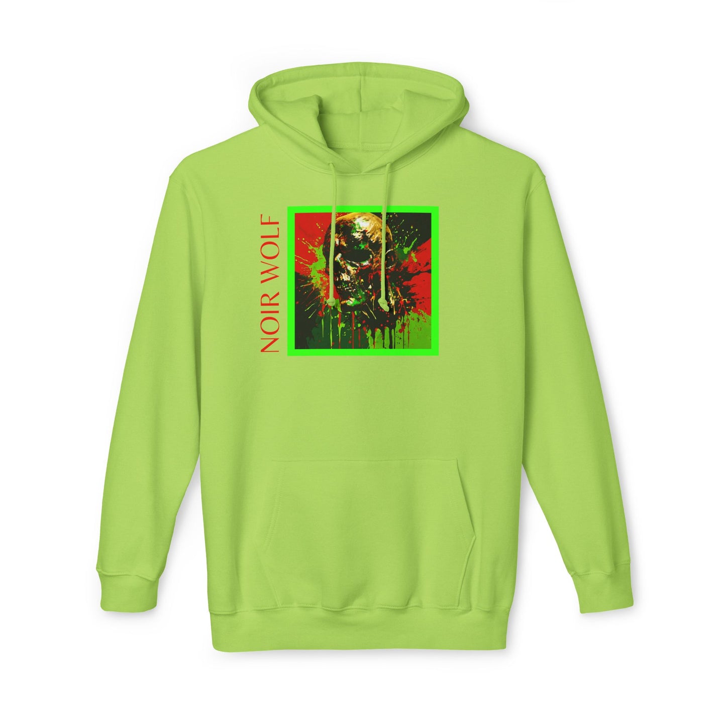 Vibrant Unisex Hooded Sweatshirt - Noir Wolf & De Opulence Designs