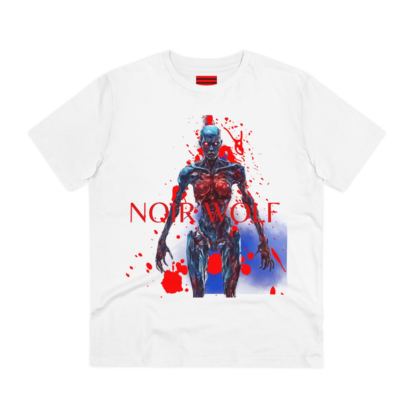 Organic Creator T-shirt - Unisex Blue Doom by Noir Wolf