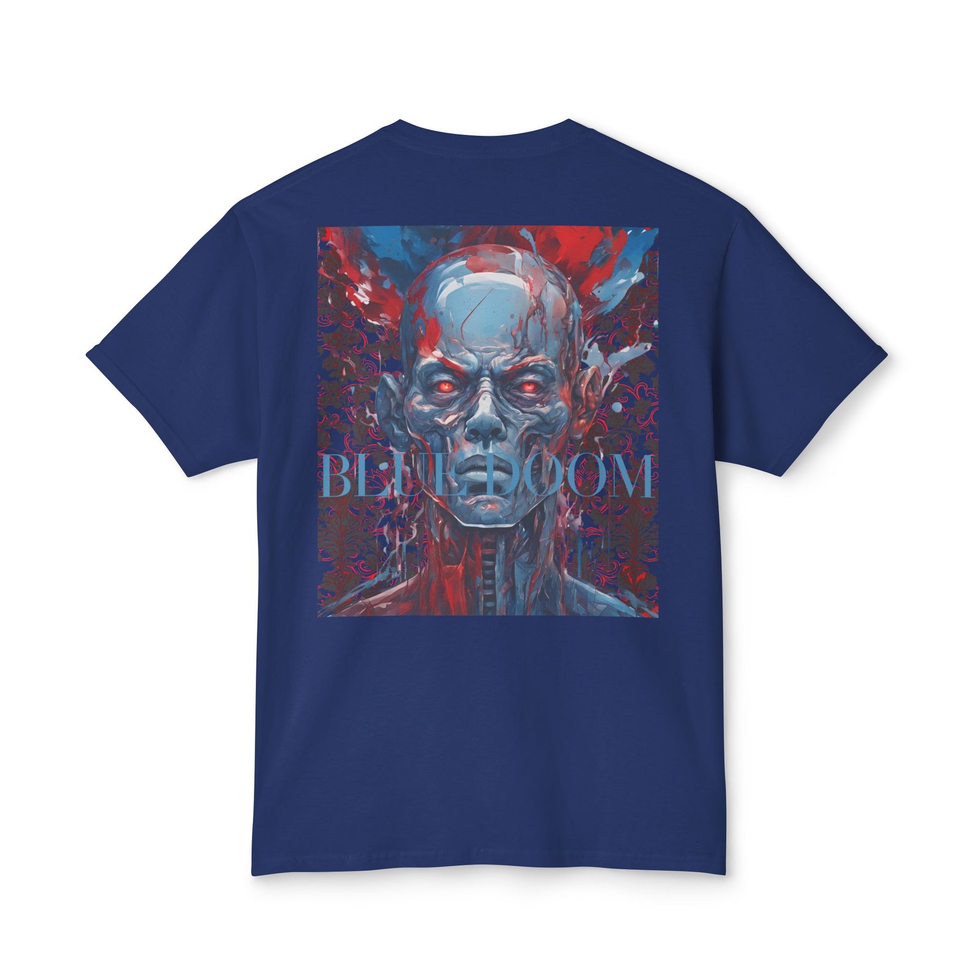 HD Cotton™ T-shirt Blue Doom by Noir Wolf Cotton™ T-shirt