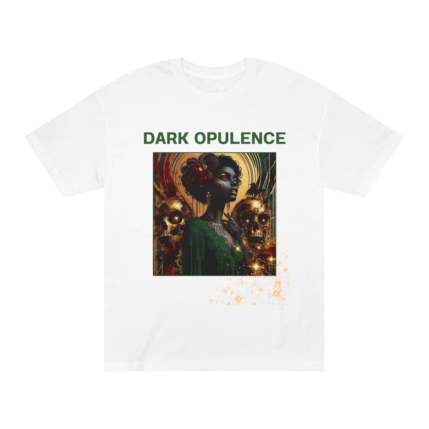 Dark Opulence Graphic Tee — Noir Wolf Skull Art T-Shirt