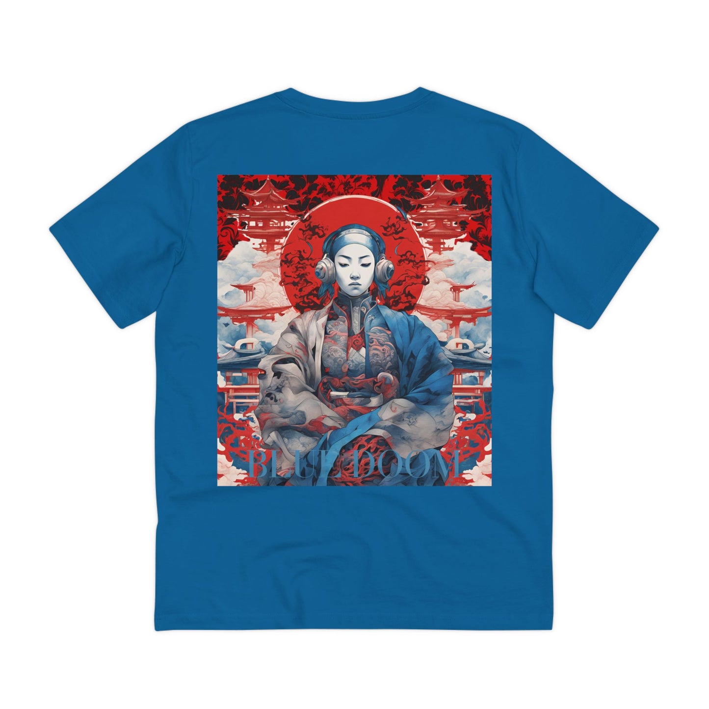 Organic Creator T-shirt - Unisex Blue Doom by Noir Wolf