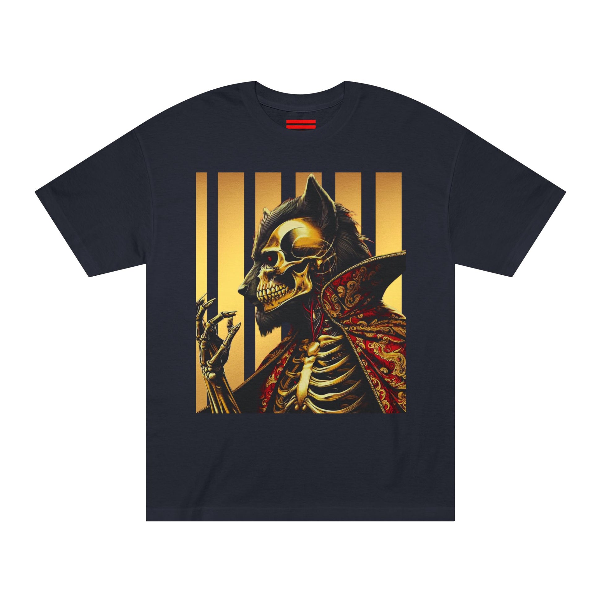 Unisex Classic Tee De Opulence By Noir Wolf Black
