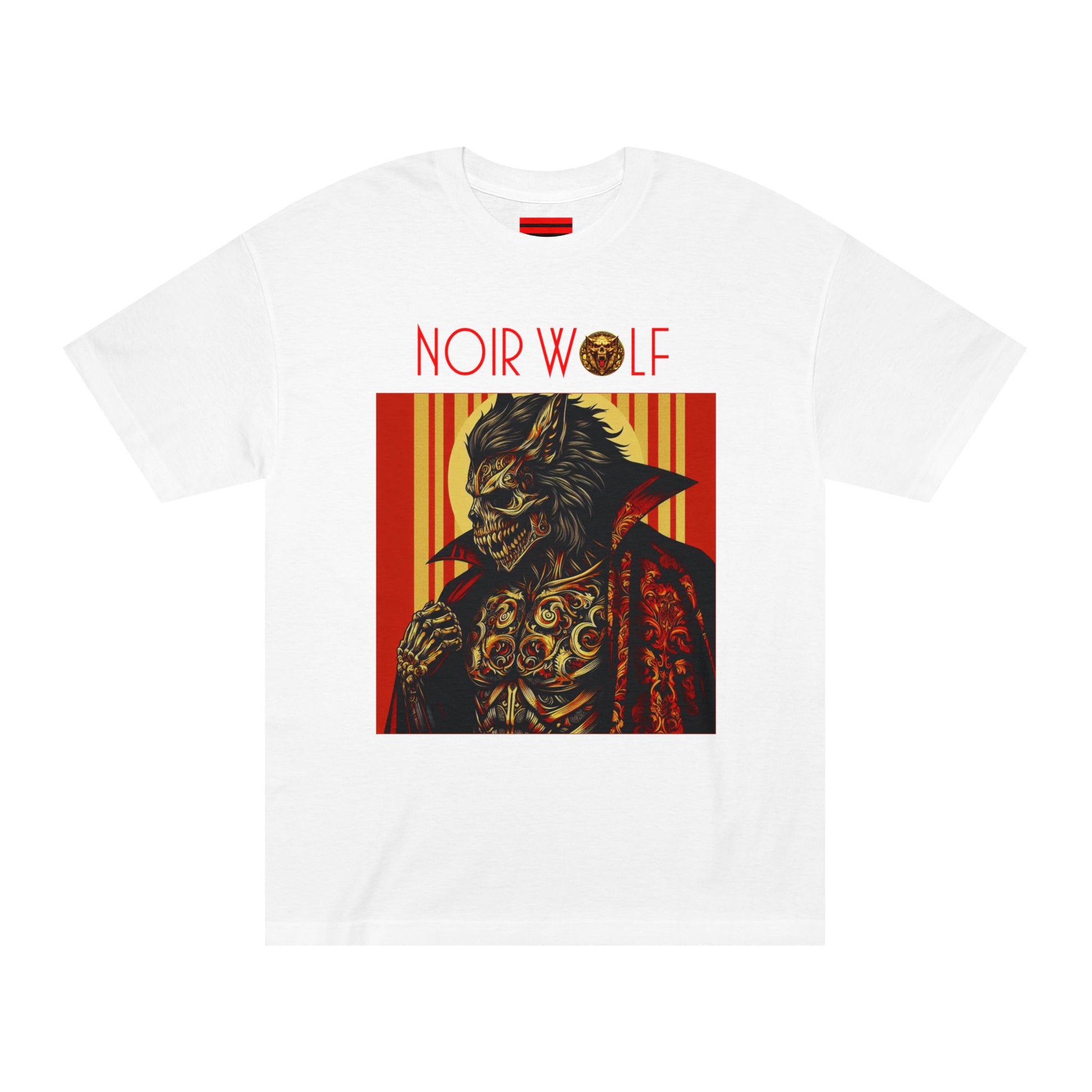 Unisex Classic Tee De Opulence By Noir Wolf White