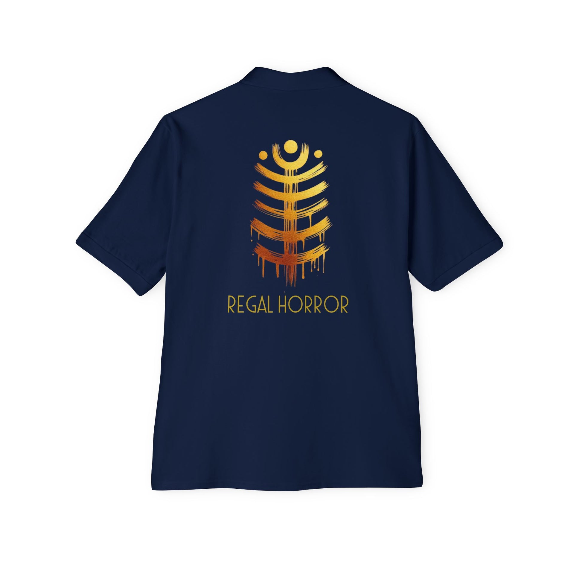 Polo Shirt - De Opulence by Noir Wolf Regal Horrors Platinum Shock
