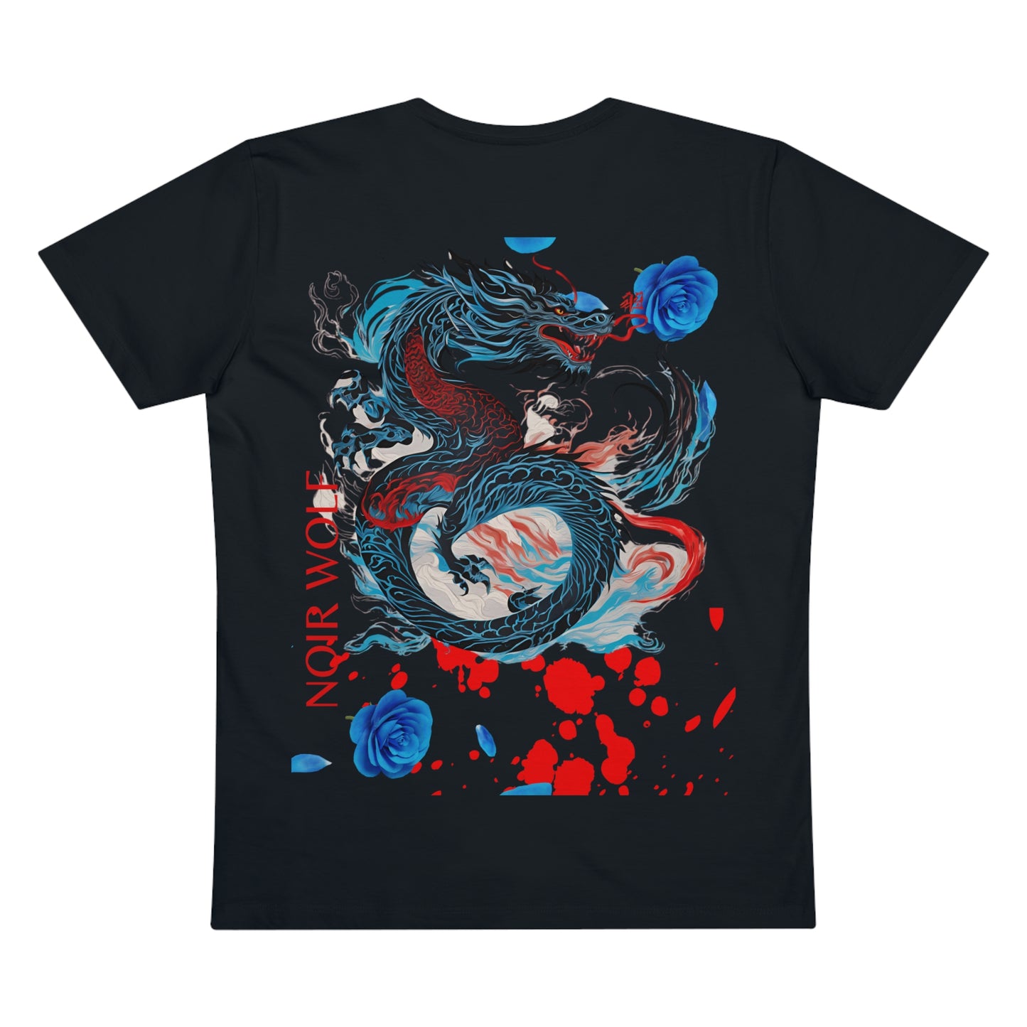 Men’s Presenter V-neck Blue Doom by Noir Wolf
