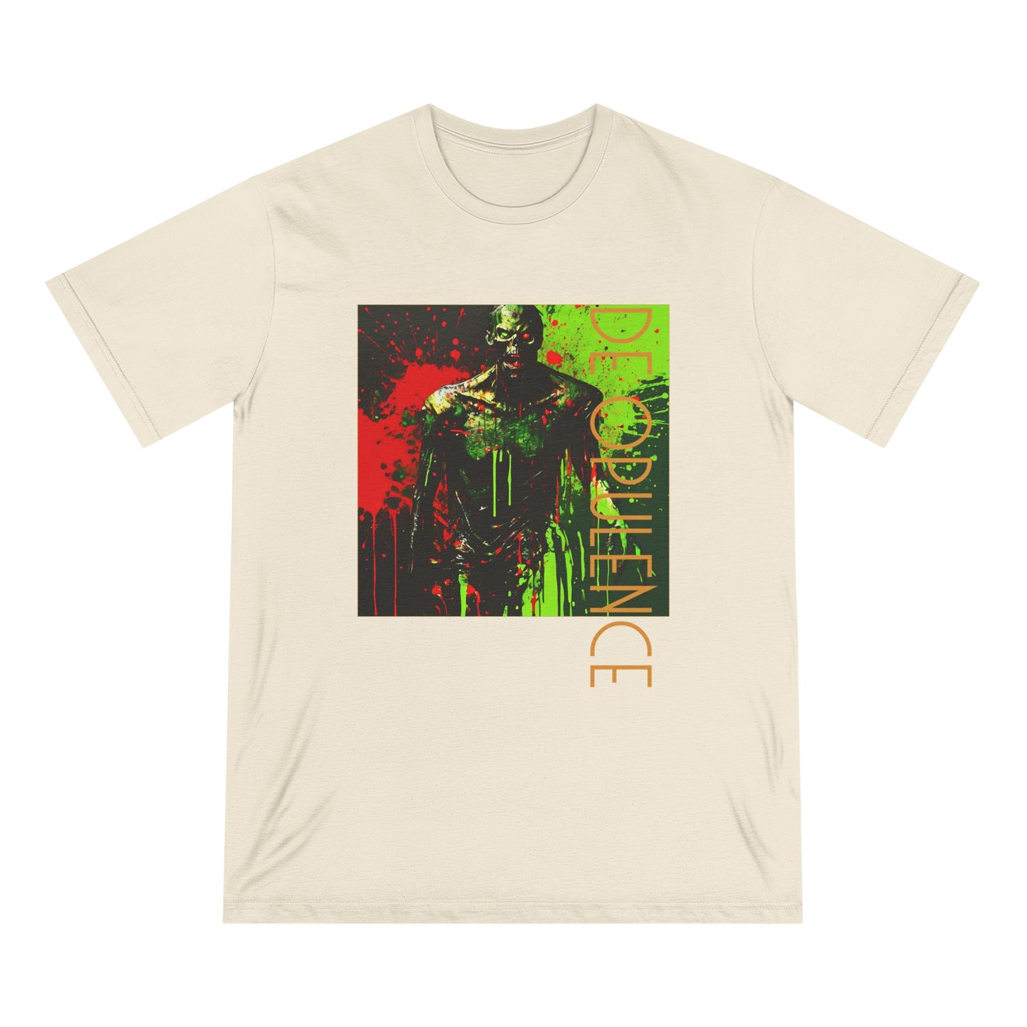 Unisex Organic Horror Graphic T-Shirt - 'Deadly Obedience' & 'Noir Wolf' Design