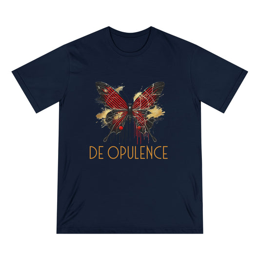 Organic Butterfly & Wolf Graphic Tee – Nature-Inspired Art