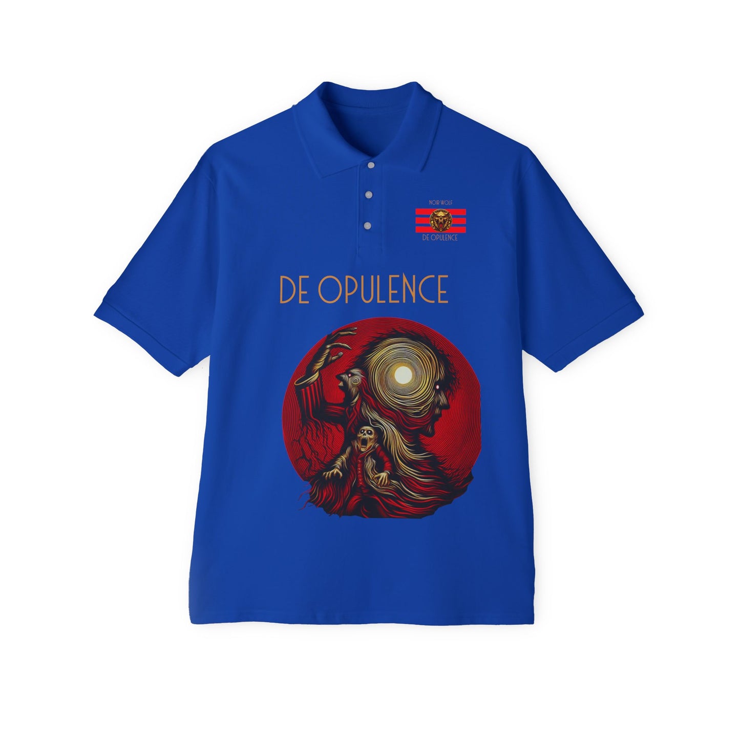 Polo Shirt - De Opulence by Noir Wolf, Style of Grace Royal