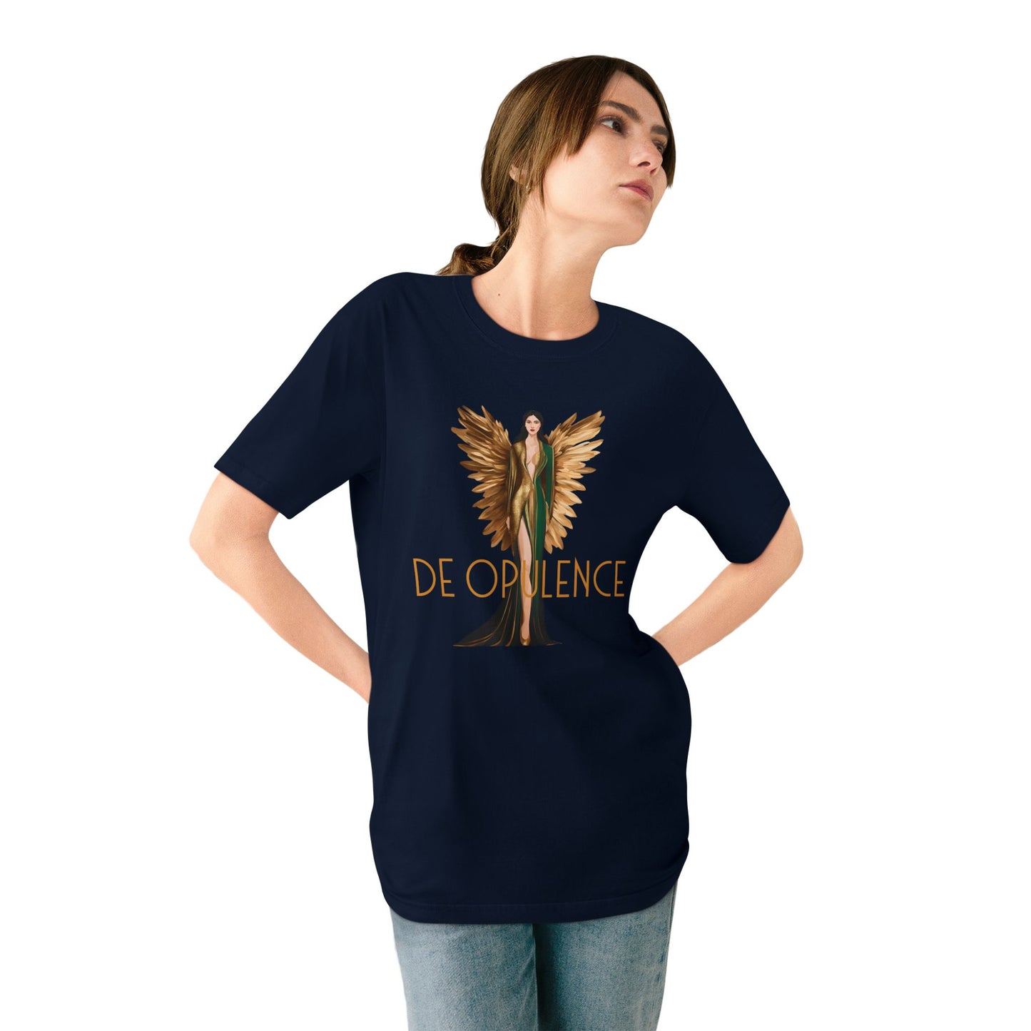 Luxury Angel Graphic T-Shirt - DE OPULENCE