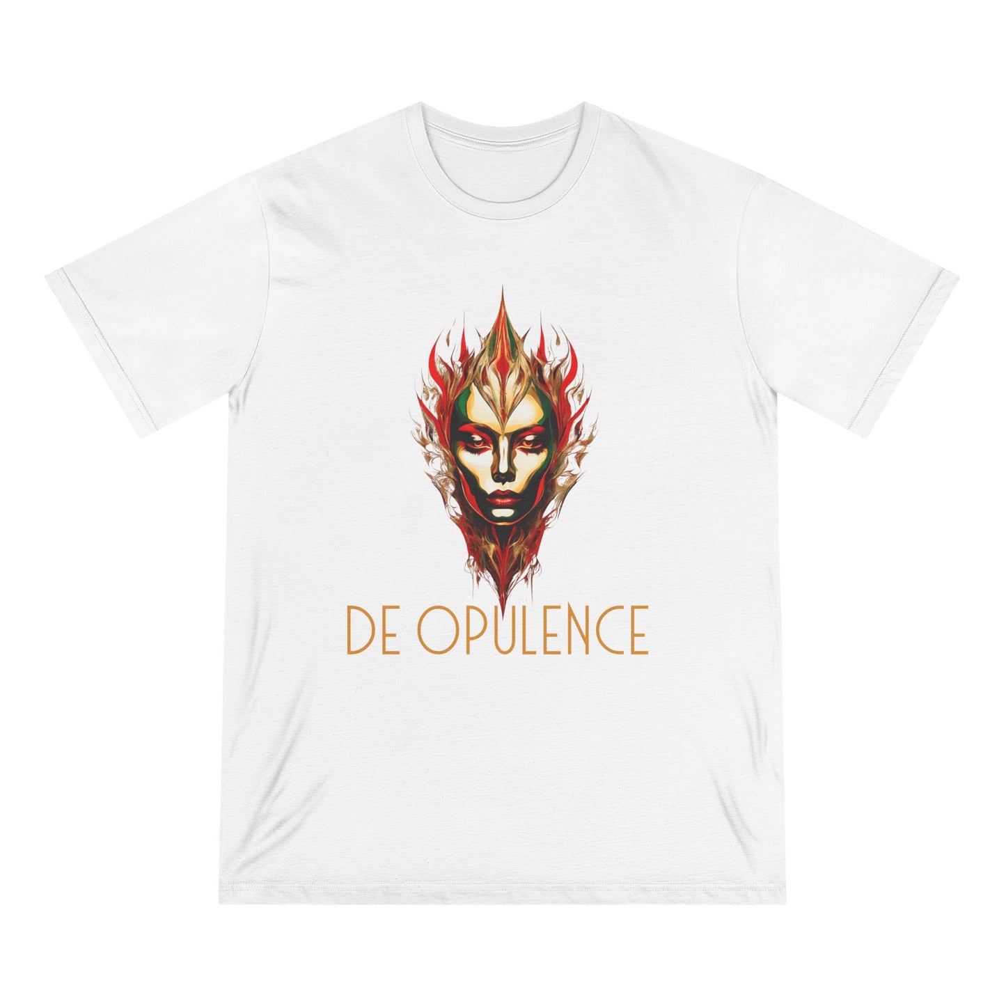 Luxury Art Tee - 'De Opulence' & 'Noir Wolf' Design - Organic Cotton T-Shirt