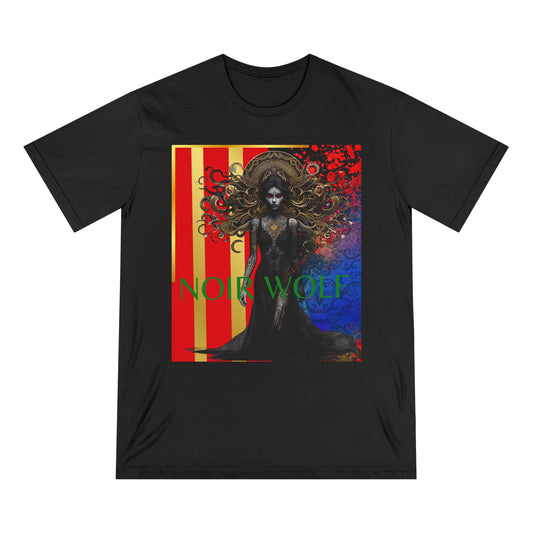 Organic Staple T-shirt Noir Wolf  De Opulence