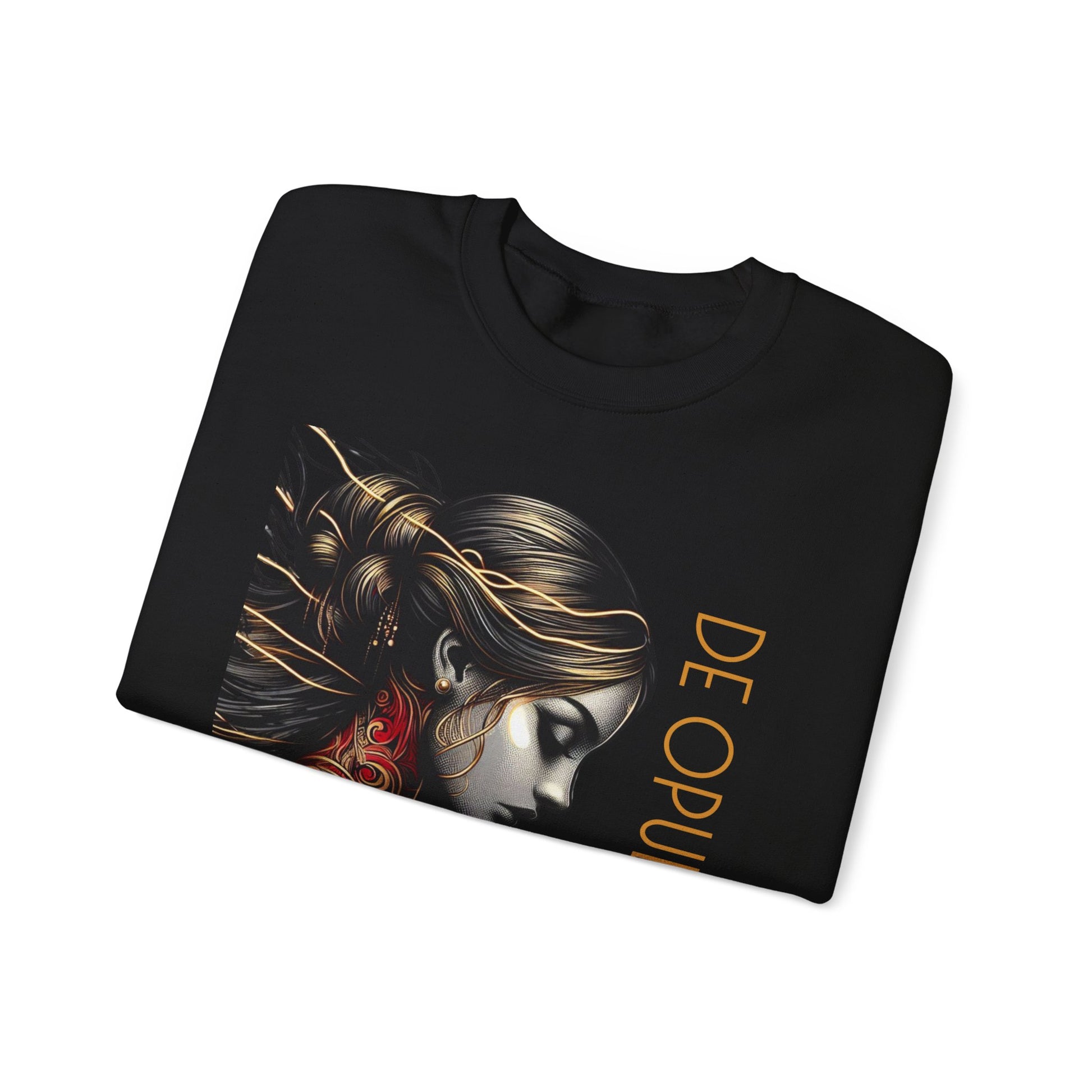 Unisex Heavy Blend™ Crewneck Sweatshirt De Opulence by Noir Wolf