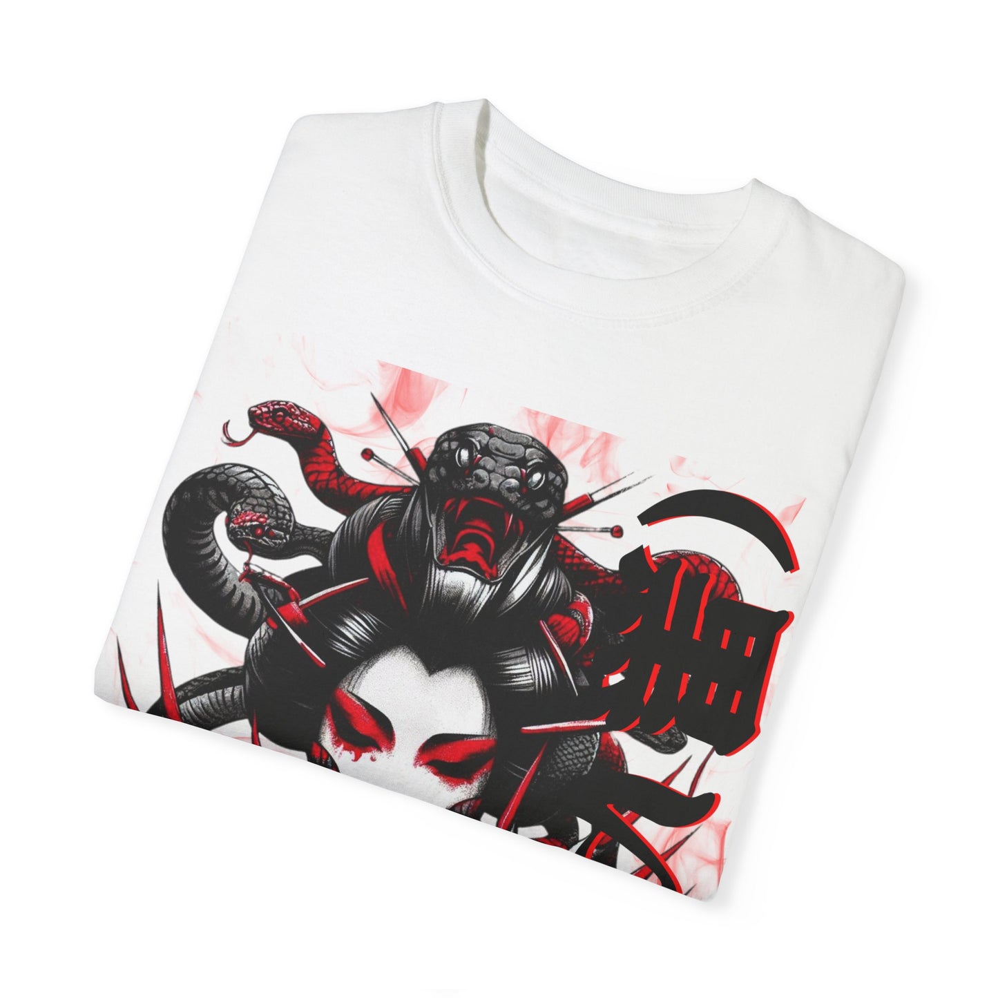 Unisex Garment-Dyed T-shirt Noir Wolf