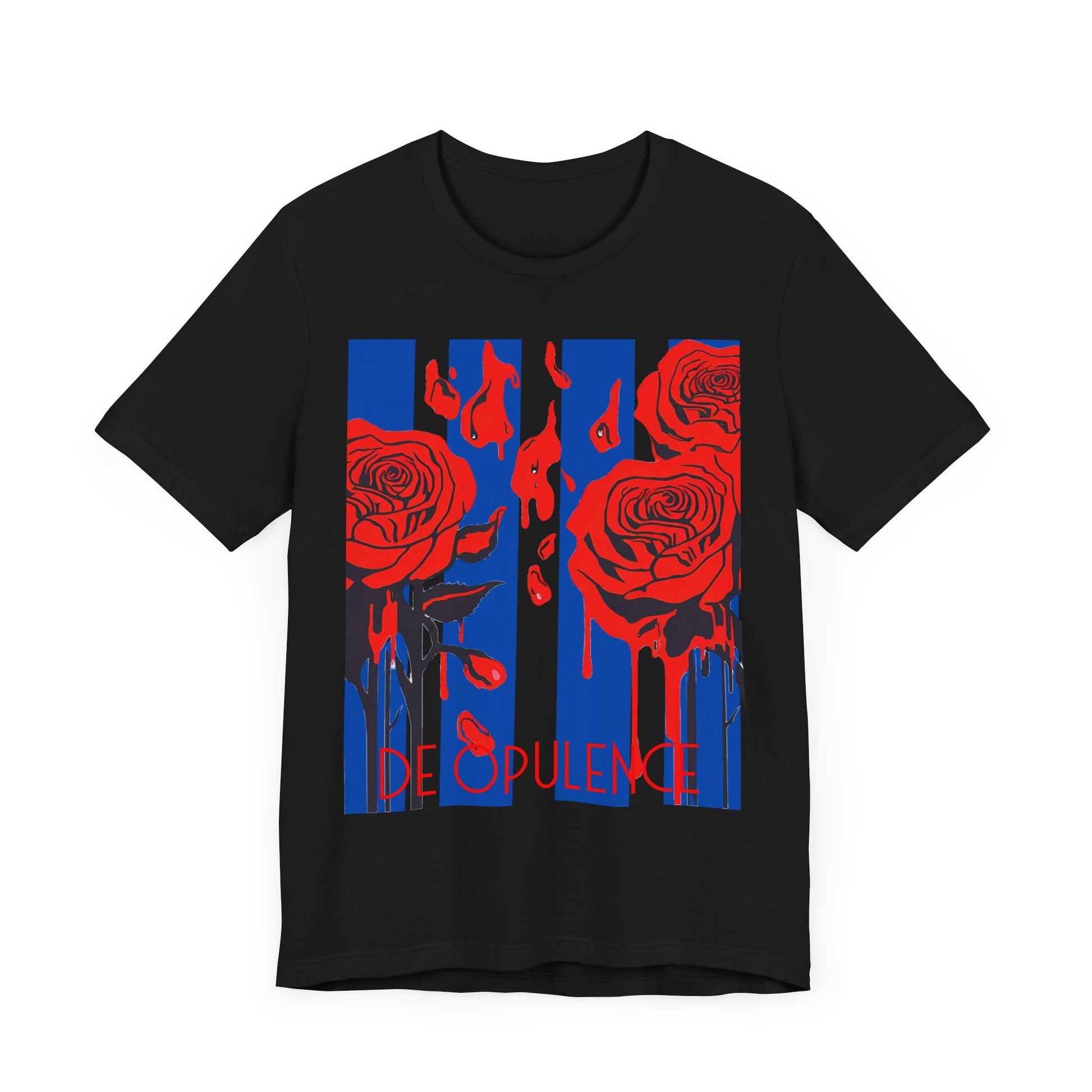 Unisex Jersey Short Sleeve Tee De Opulence by Noir Wolf