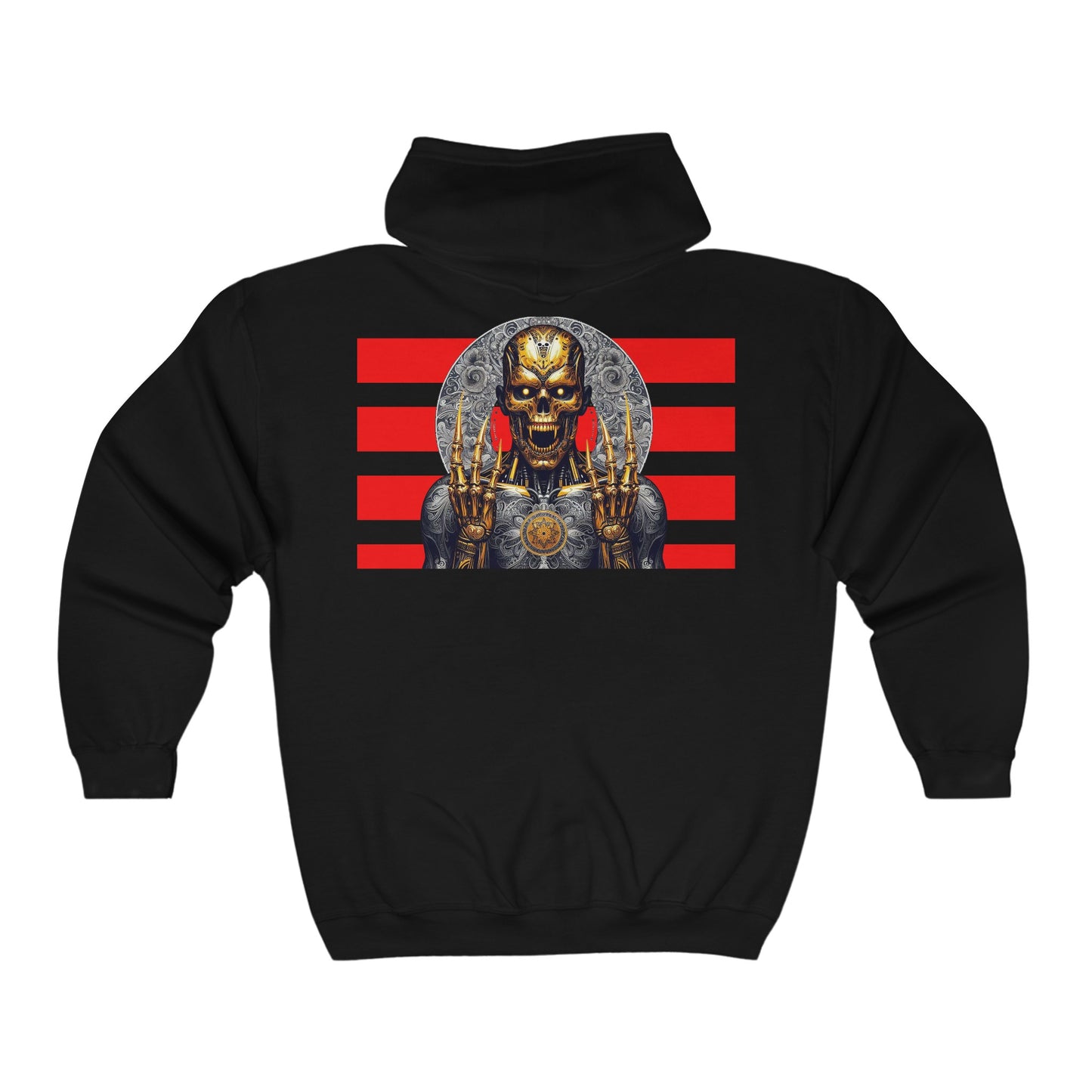 Unisex Heavy Blend™ Full Zip Hooded Sweatshirt De Opulence by Noir Wolf the style of grace