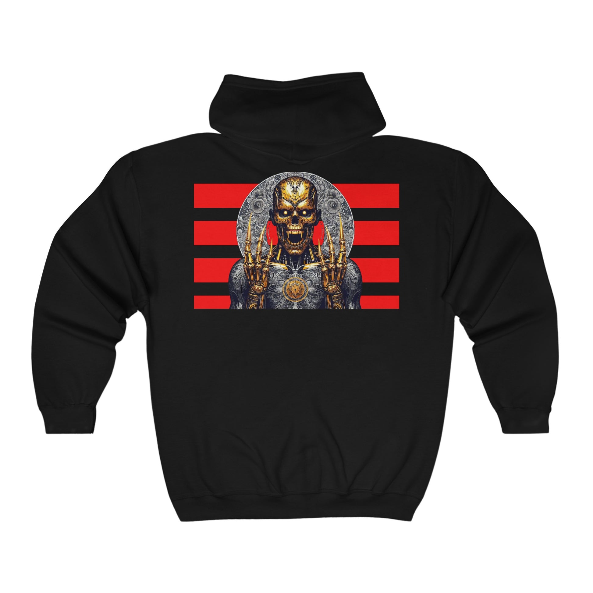 Unisex Heavy Blend™ Full Zip Hooded Sweatshirt De Opulence by Noir Wolf the style of grace