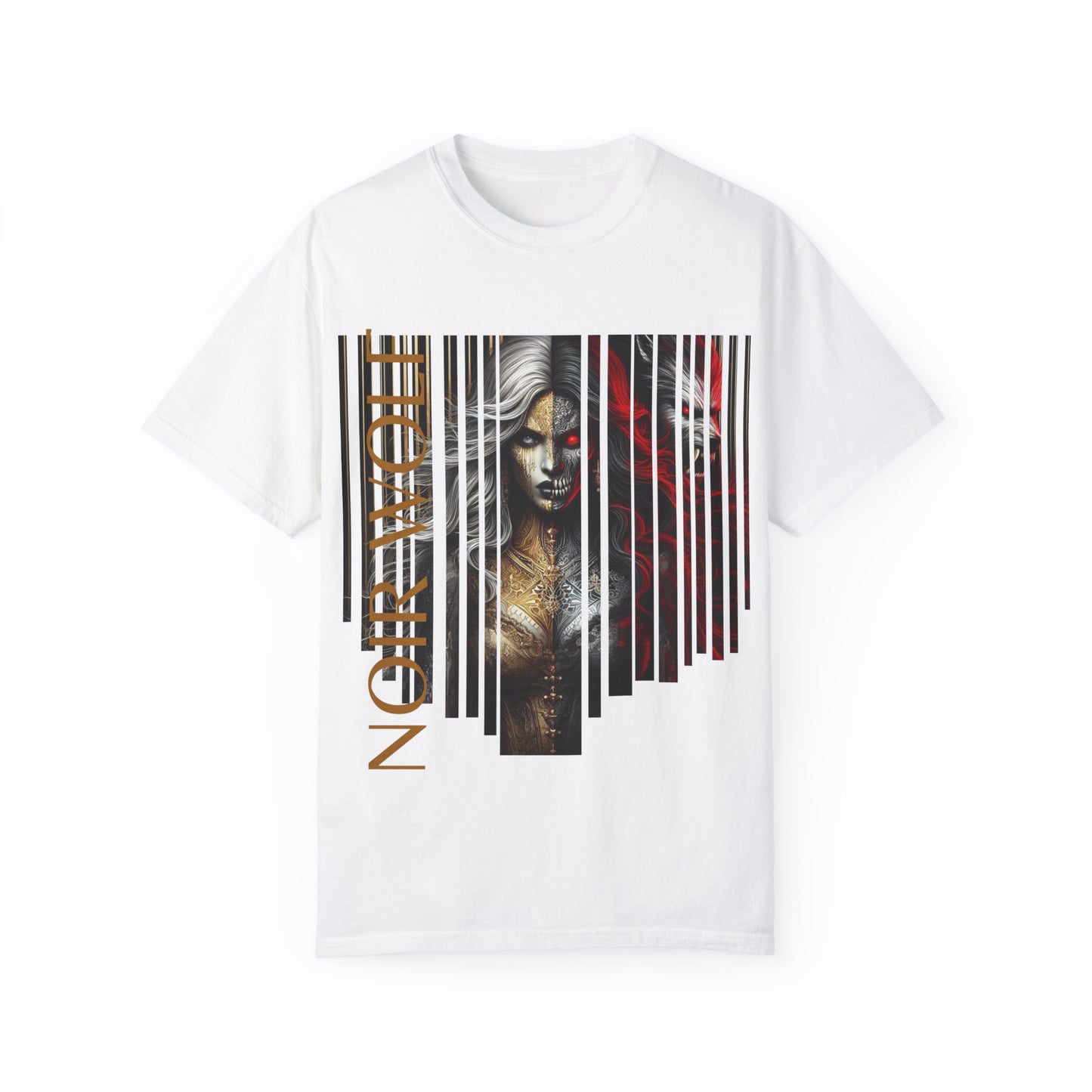 Unisex Garment-Dyed T-shirt De Opulence by Noir Wolf