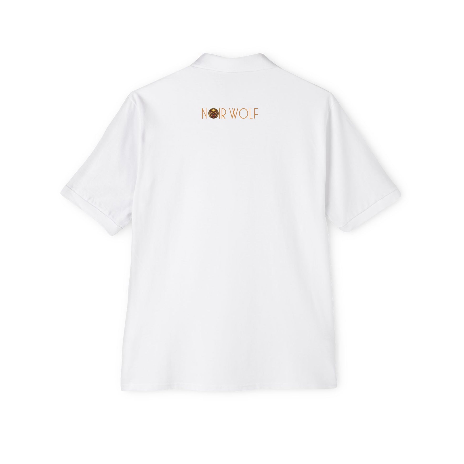 Men's Piqué Polo De Opulence by Noir Wolf the style of grace