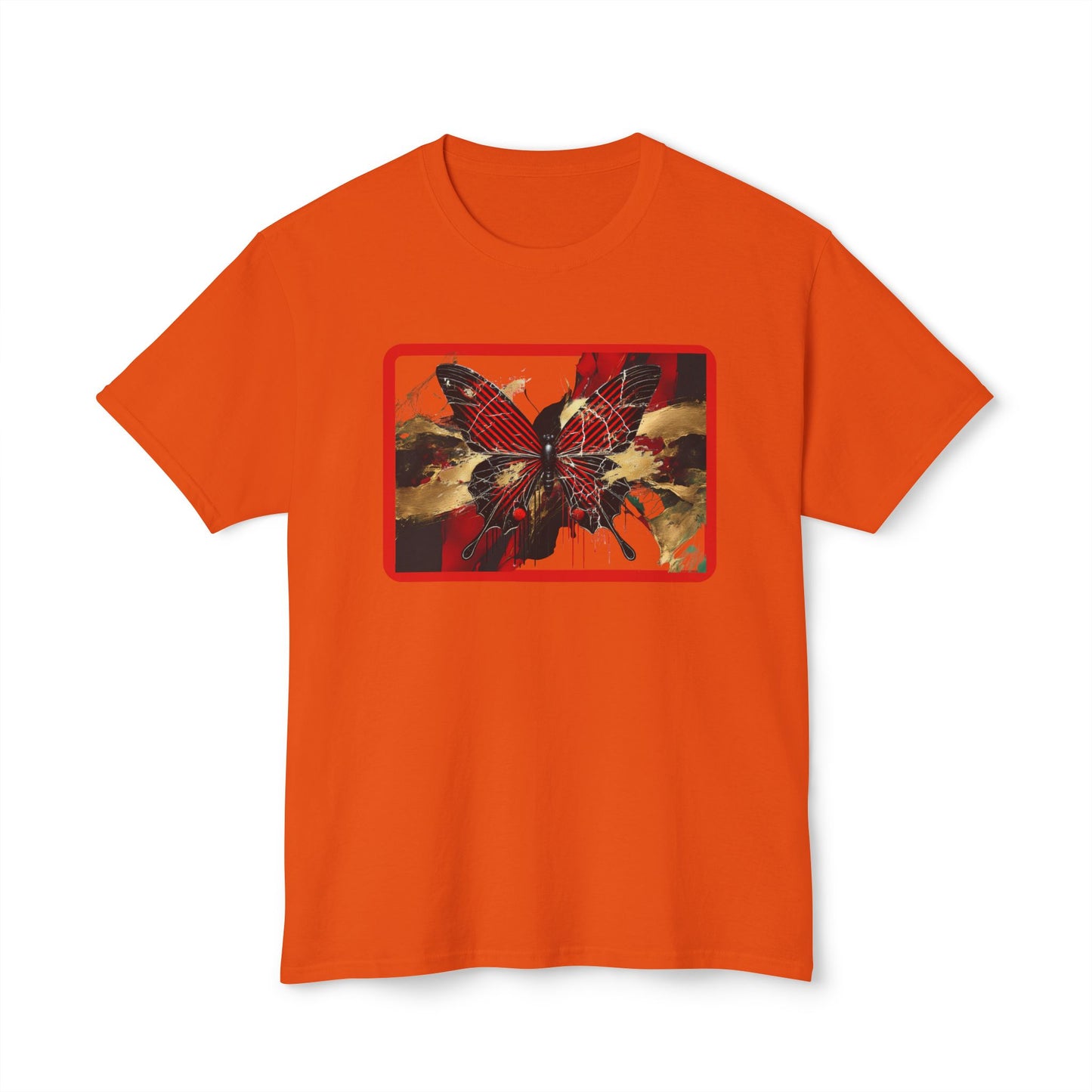 Colorful Butterfly Art Unisex T-Shirt - Unique Graphic Tee for Nature Lovers