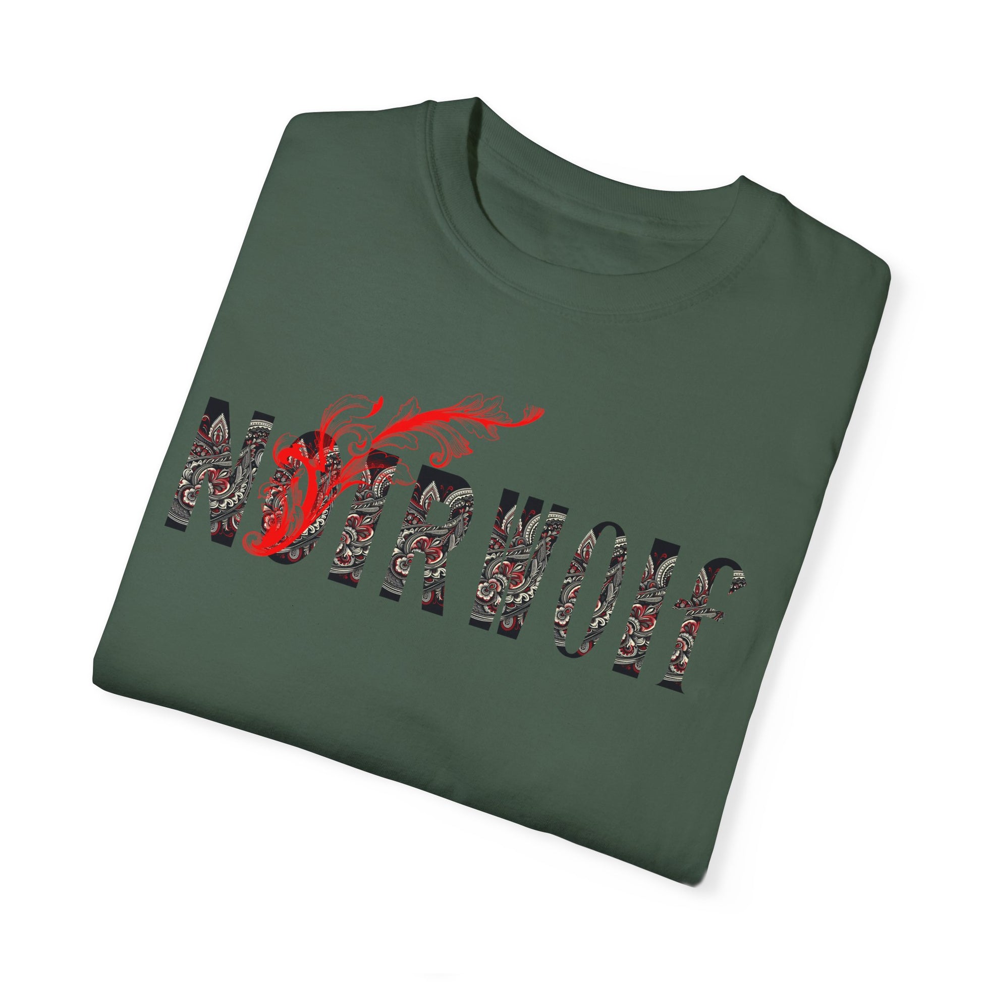 Unisex Garment-Dyed T-shirt De Opulence by Noir Wolf
