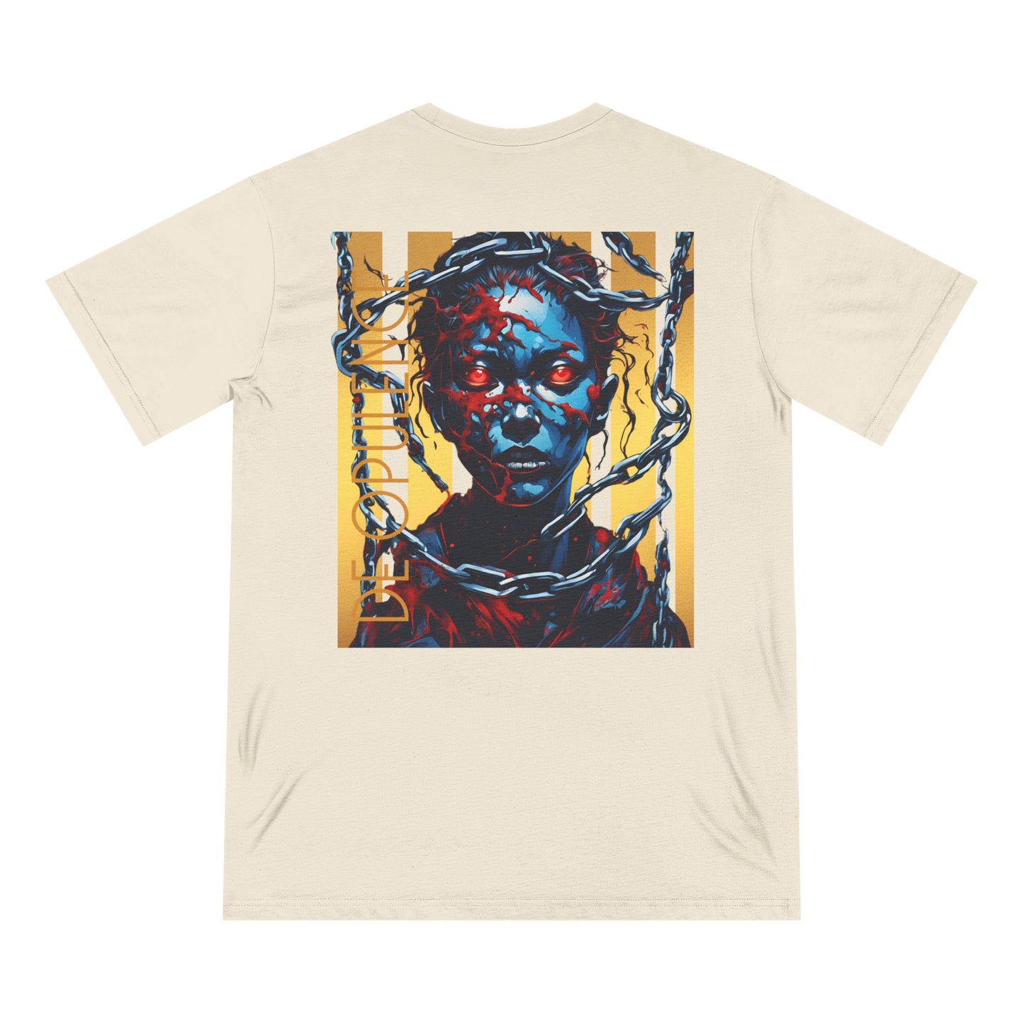 Noir Wolf Butterfly Organic T-Shirt - Artistic Graphic Tee for Nature Lovers