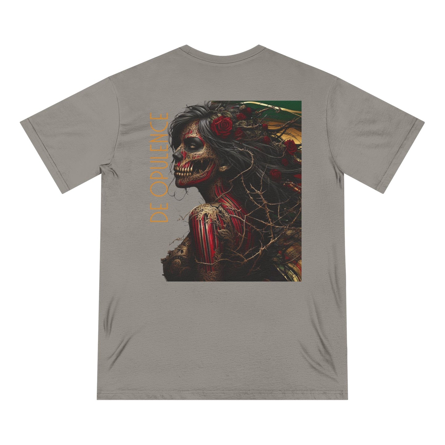 Noir Wolf Graphic Organic T-shirt - Edgy Art for Art Lovers
