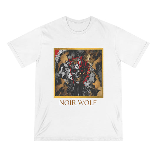 Noir Wolf & Decadence Graphic T-Shirt - Edgy Streetwear for Bold Fashion Enthusiasts