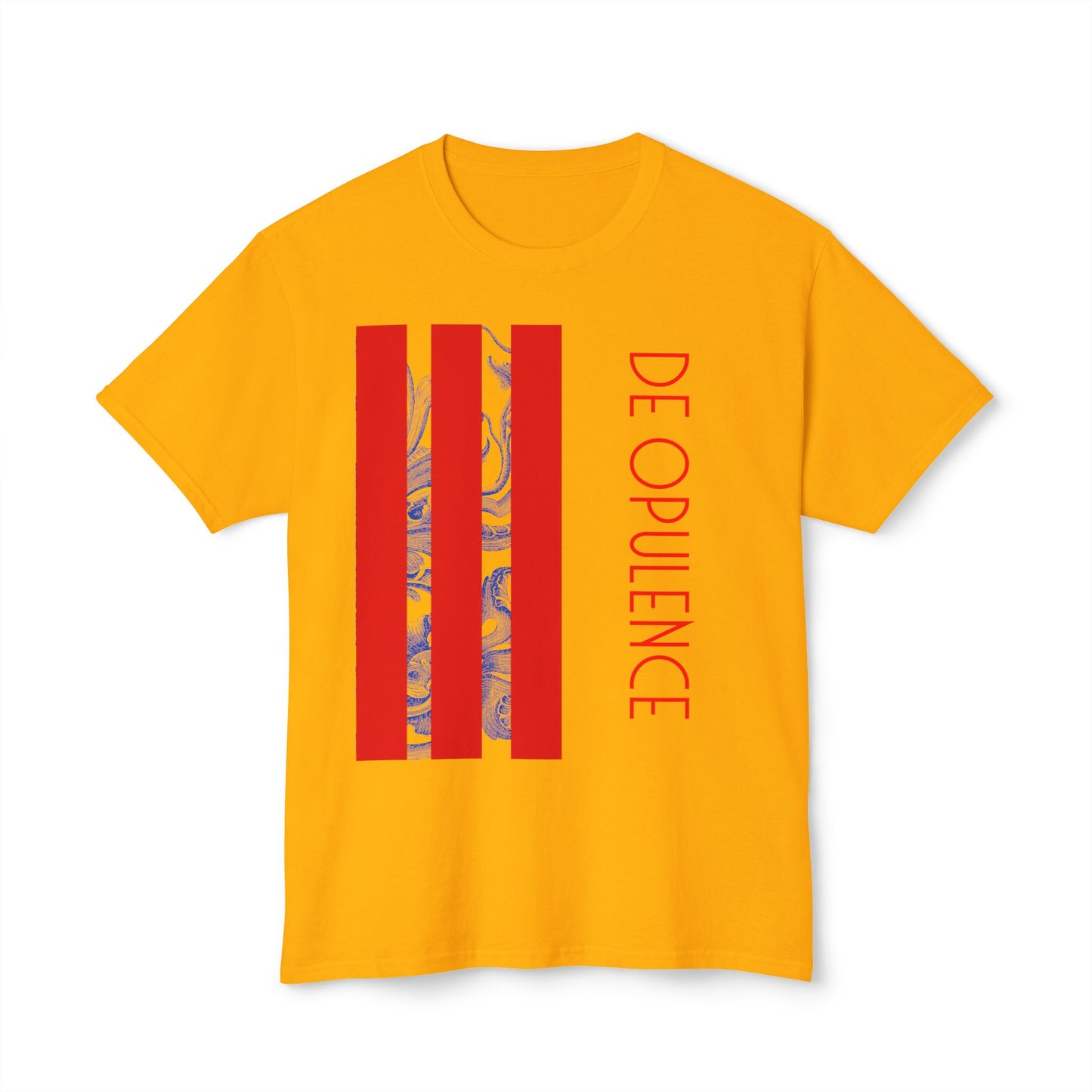 Unisex HD Cotton™ T-shirt De Opulence by Noir Wolf Gold