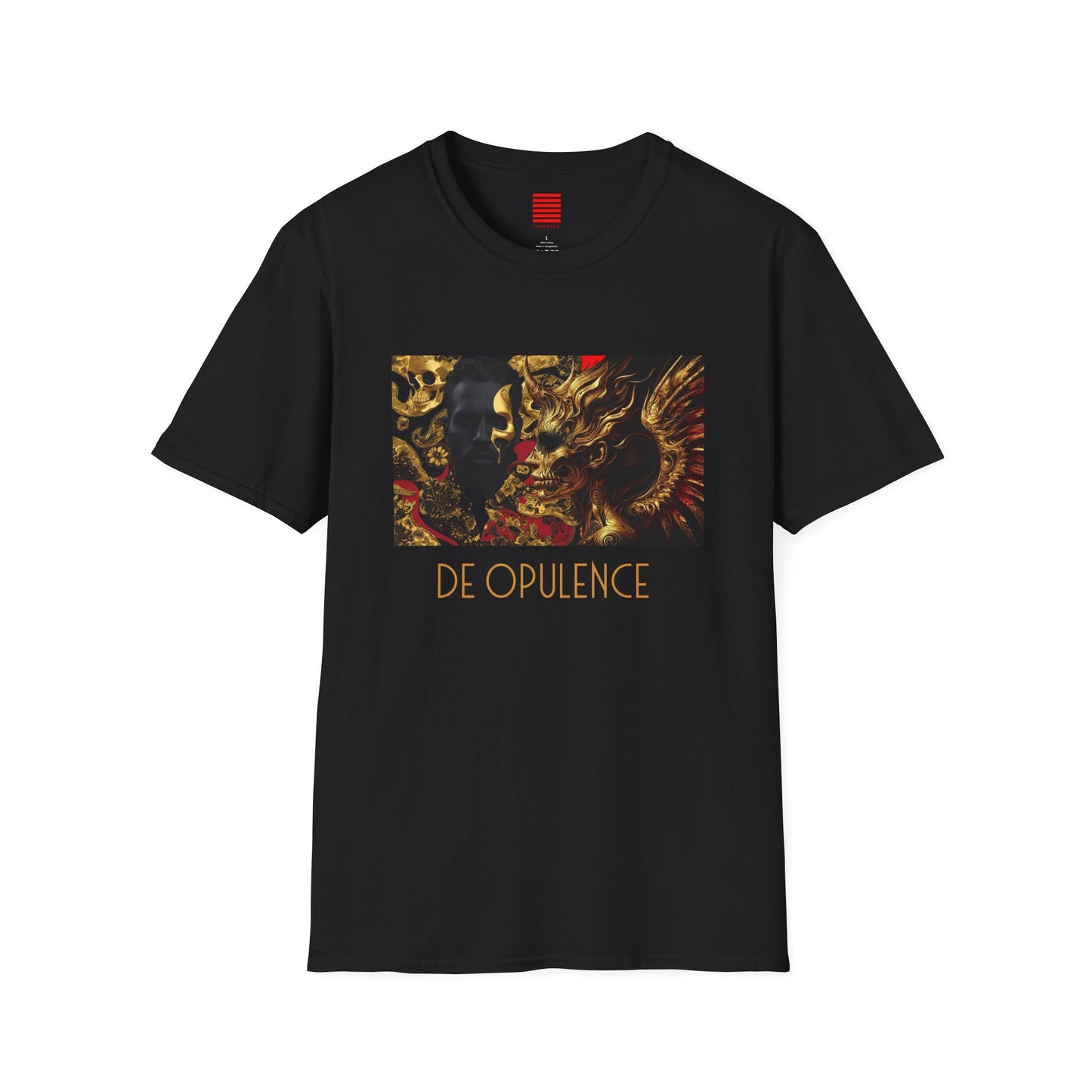 Artistic Unisex Softstyle T-Shirt, Graphic Tee, Unique Design, Trendy Apparel, Gift for Art Lovers, Casual Wear