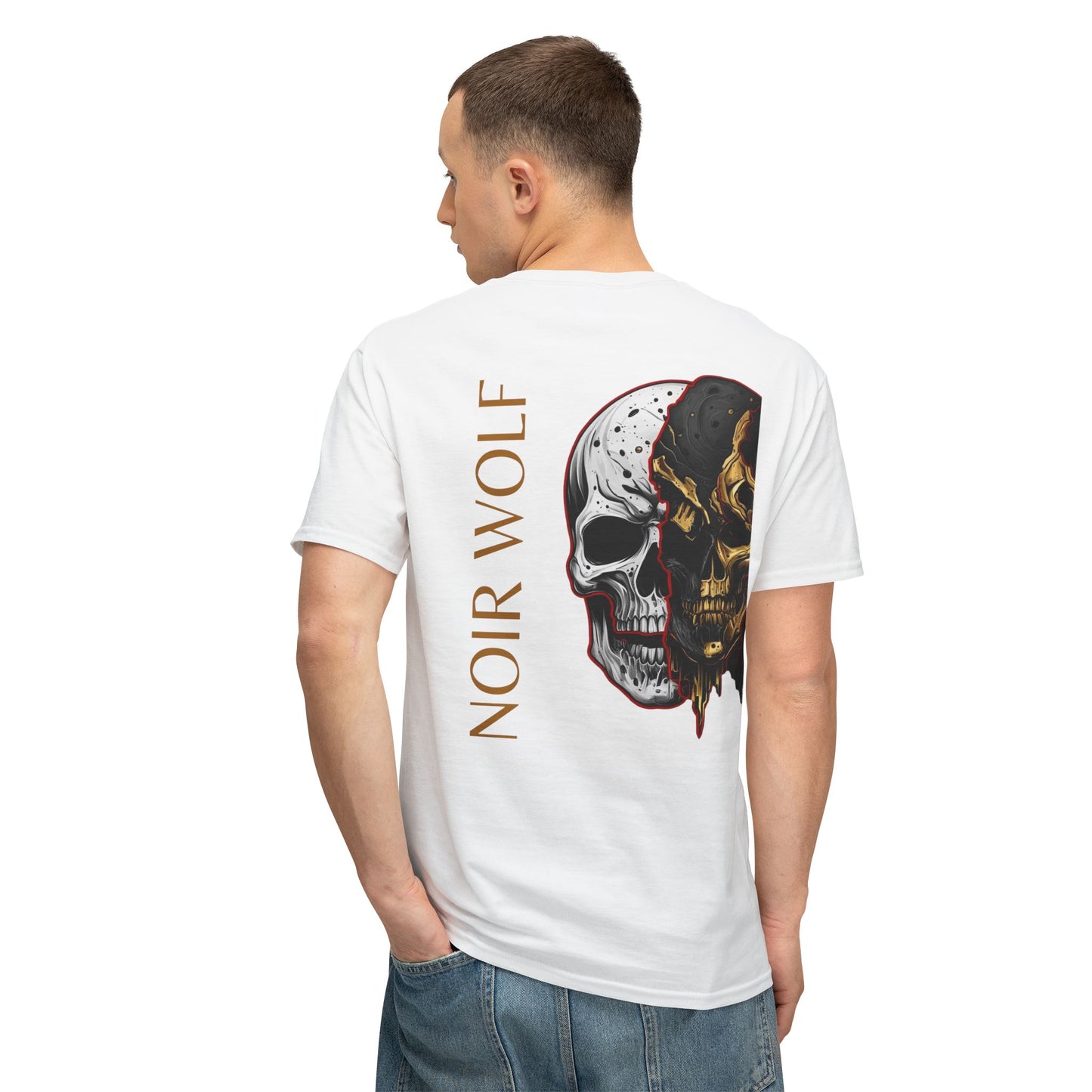 Unisex HD Cotton™ Graphic T-Shirt - Depouilence & Noir Wolf Design
