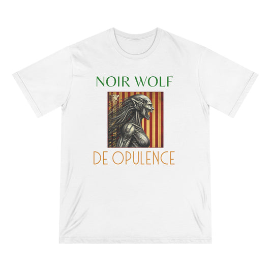 Noir Wolf Graphic T-Shirt - Dark Opulence Design for Bold Fashion Lovers