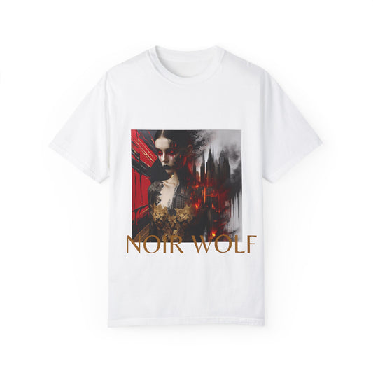 Unisex Garment-Dyed T-shirt De Opulence Noir Wolf