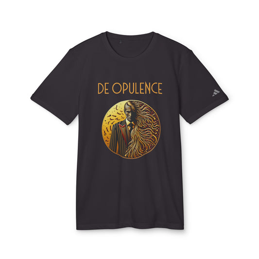 adidas Unisex Sport T-shirt De Opulence by Noir Wolf the style of grace Black