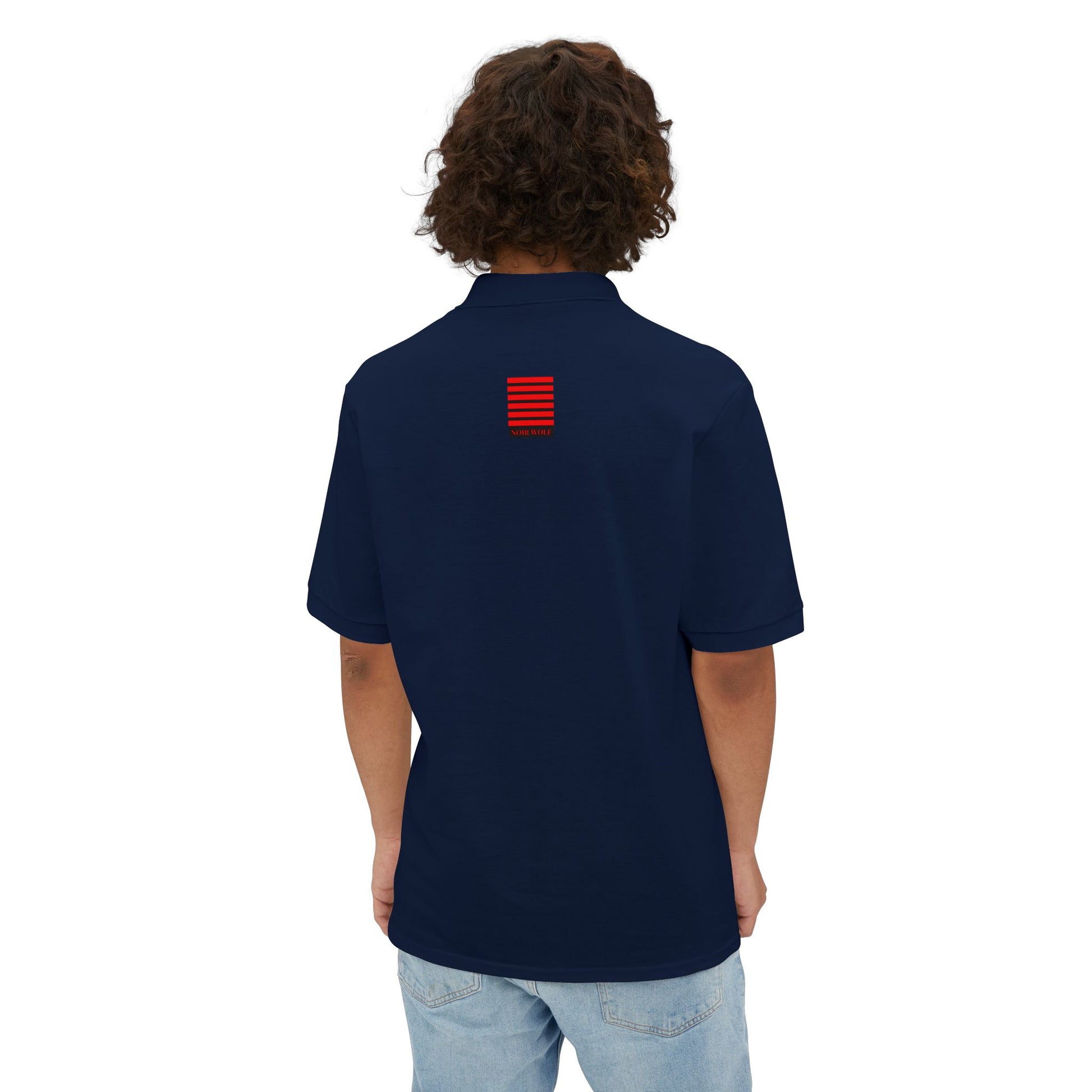Men's Piqué PoloD e Opulence by Noir Wolf