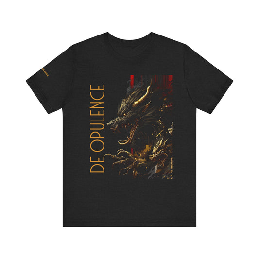 Unisex Graphic Tee - DE OPULENCE & NOIR WOLF Design