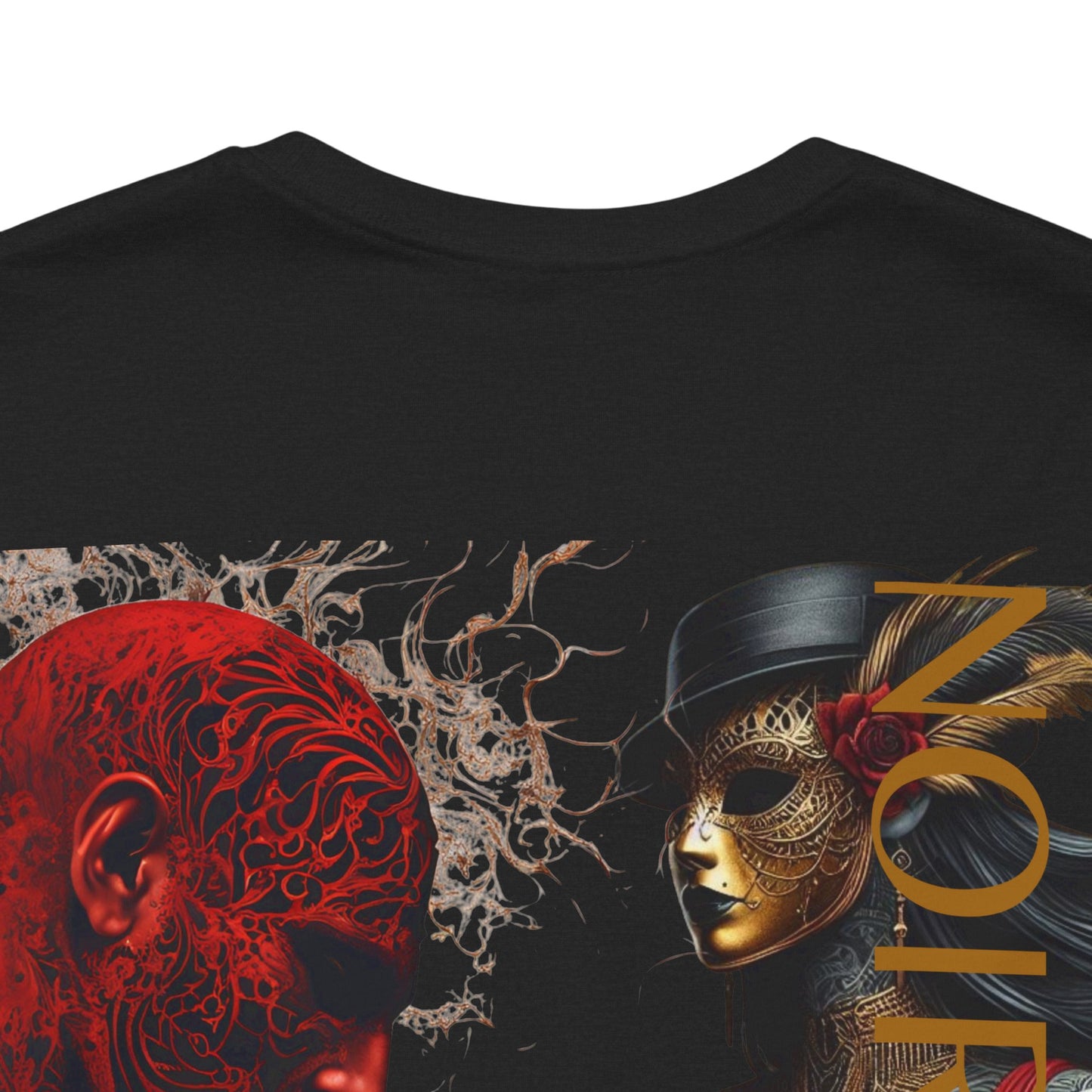 Unisex Jersey Short Sleeve Tee - De Opulence & Noir Vote Design