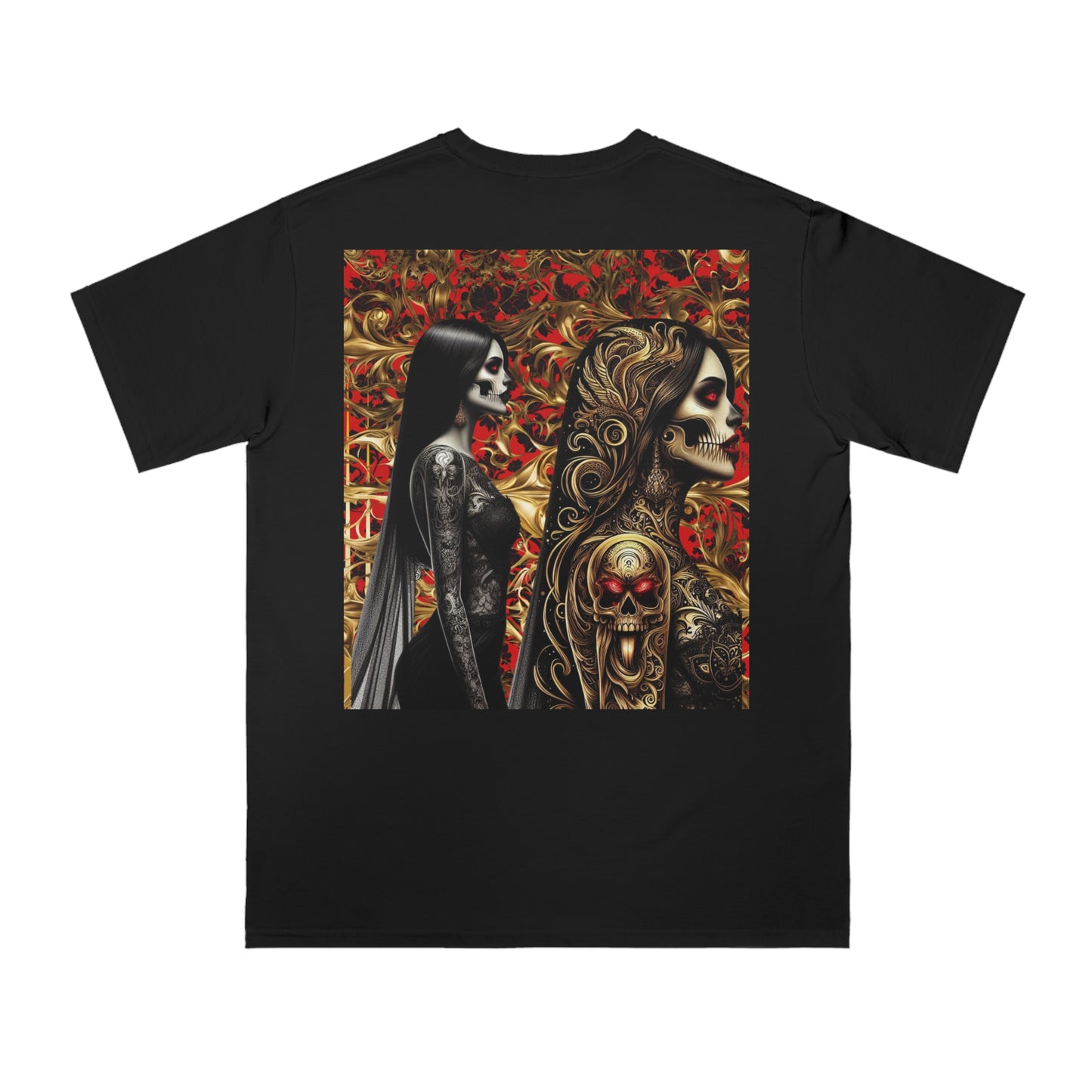Organic Unisex Classic T-Shirt De Opulence by Noir Wolf