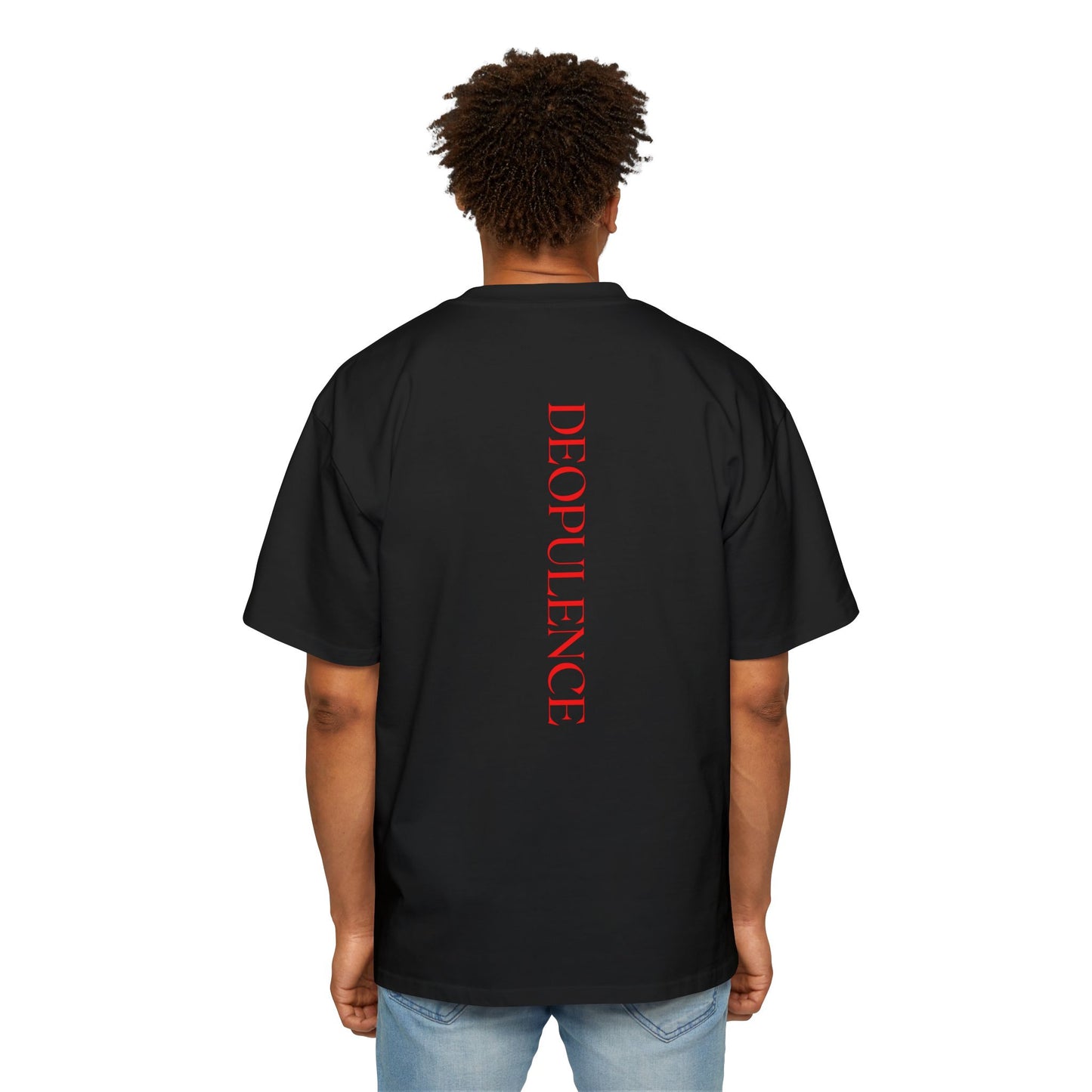 Men's Heavy Oversized Tee De Opulence by Noir Wolf