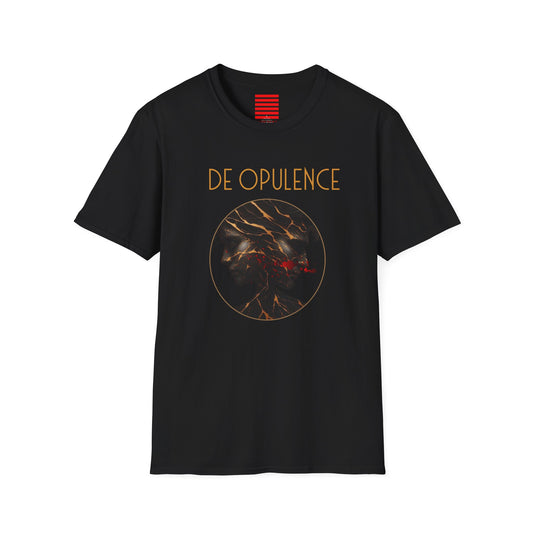 Unisex Softstyle T-Shirt - 'De Opulence & Noir Wolf' Graphic Tee for Nature Lovers