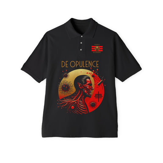 Men's Piqué Polo De Opulence Black