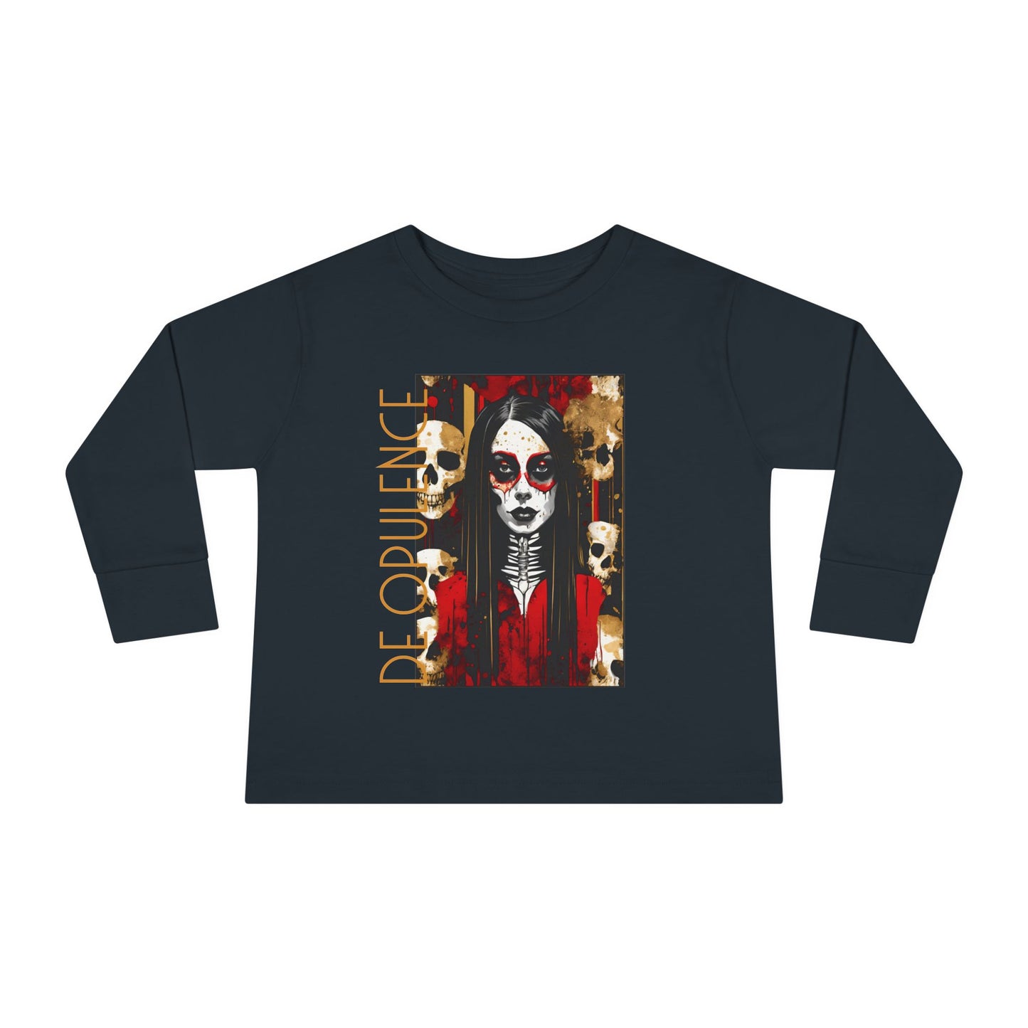 Toddler Long Sleeve Tee De Opulence by Noir Wolf