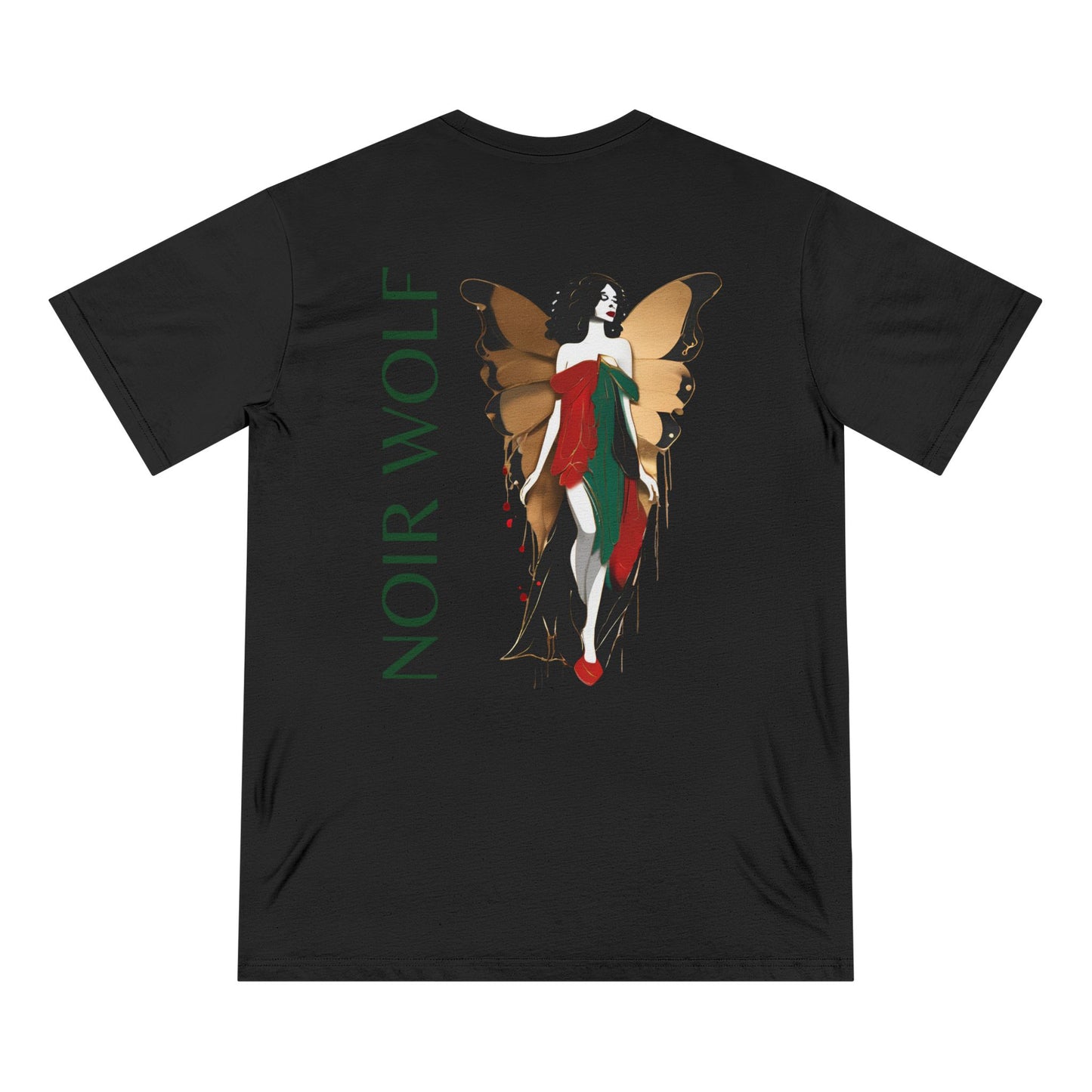 Skull & Butterfly Graphic Tee - Edgy Fashion for Bold Individuals De Opulence By Noir Wolf