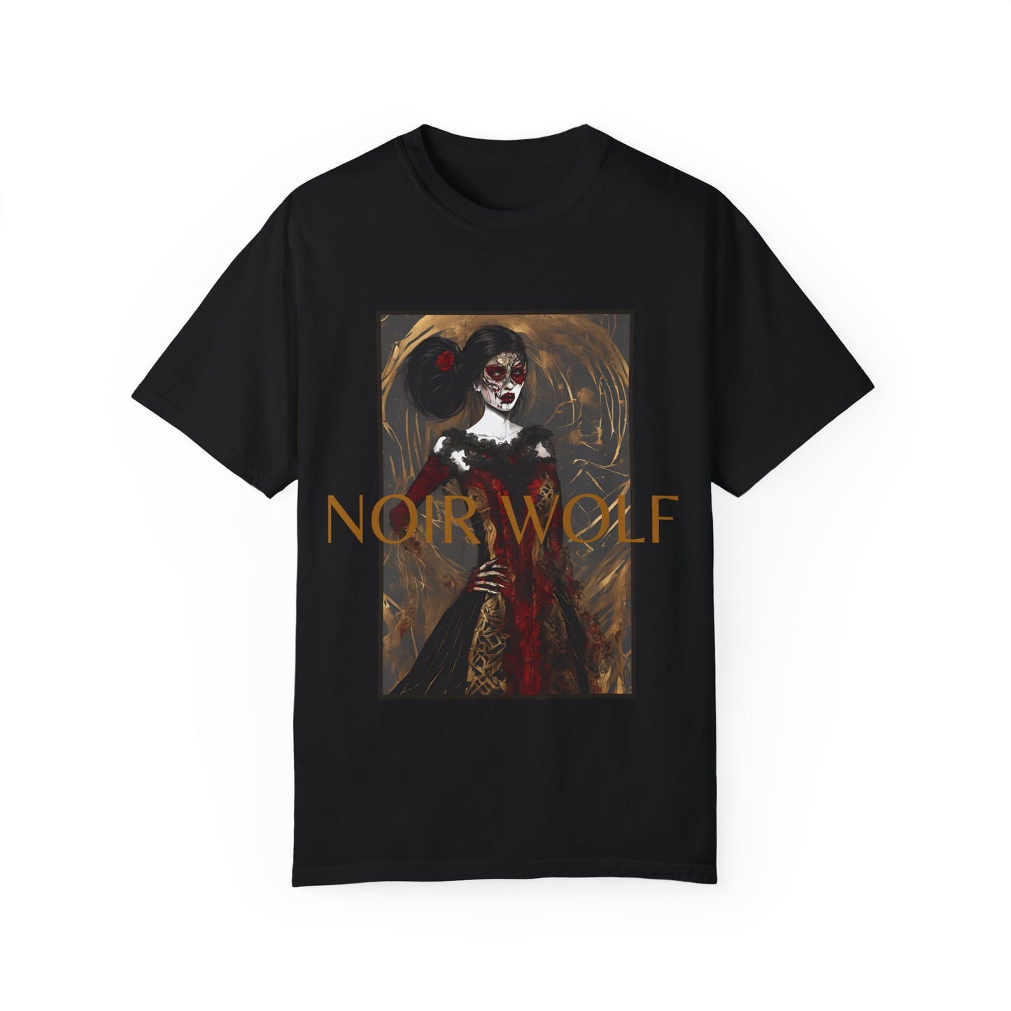 Unisex Garment-Dyed T-shirt De Opulence by Noir Wolf