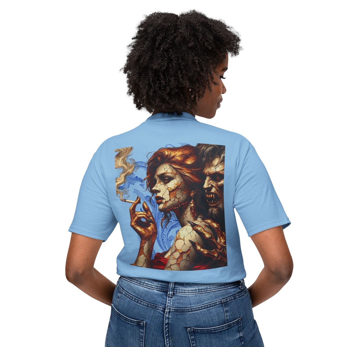 Unisex HD Cotton™ T-shirt De Opulence by Noir Wolf