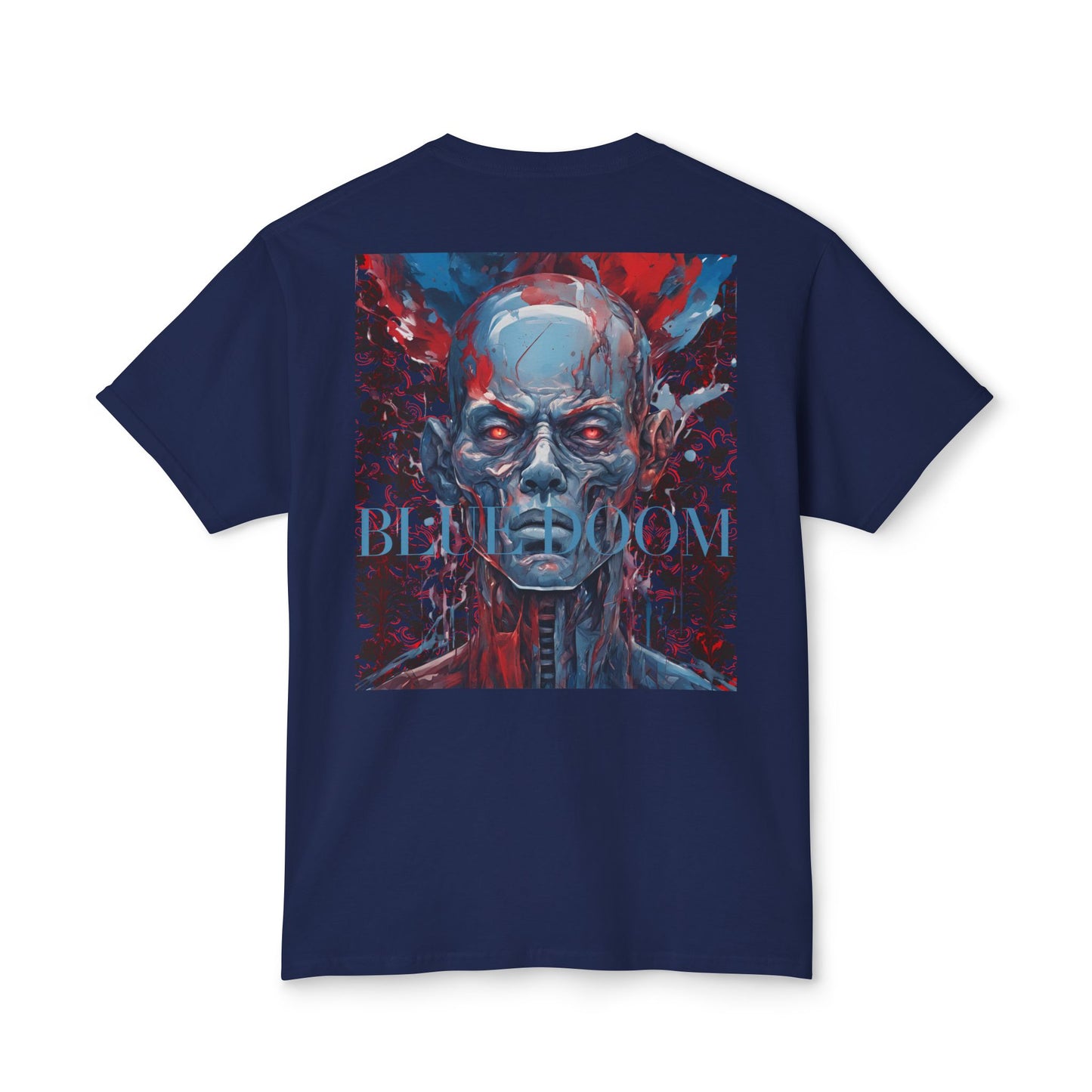 HD Cotton™ T-shirt Blue Doom by Noir Wolf Cotton™ T-shirt