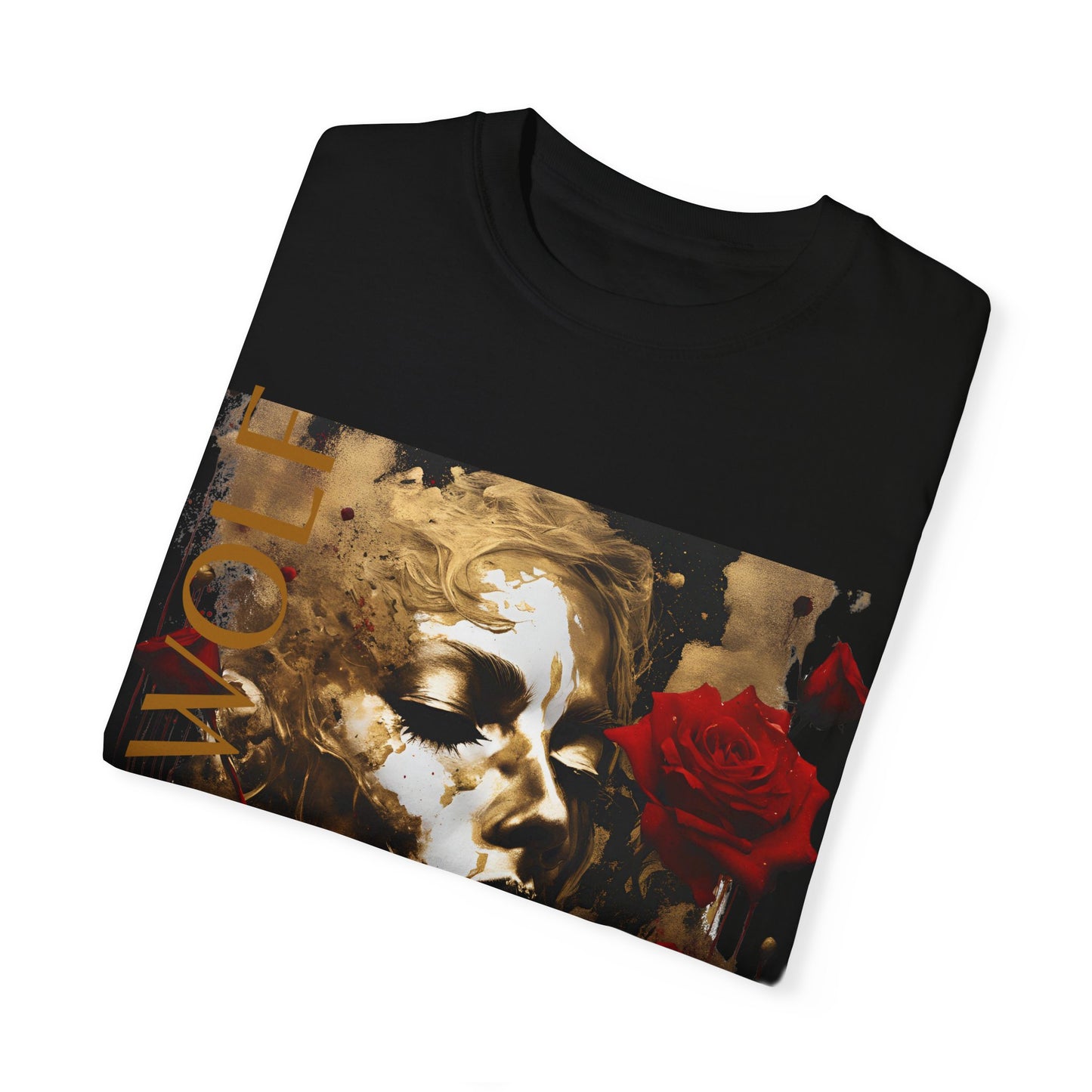 Unisex Garment-Dyed T-shirt De Opulence by Noir Wolf