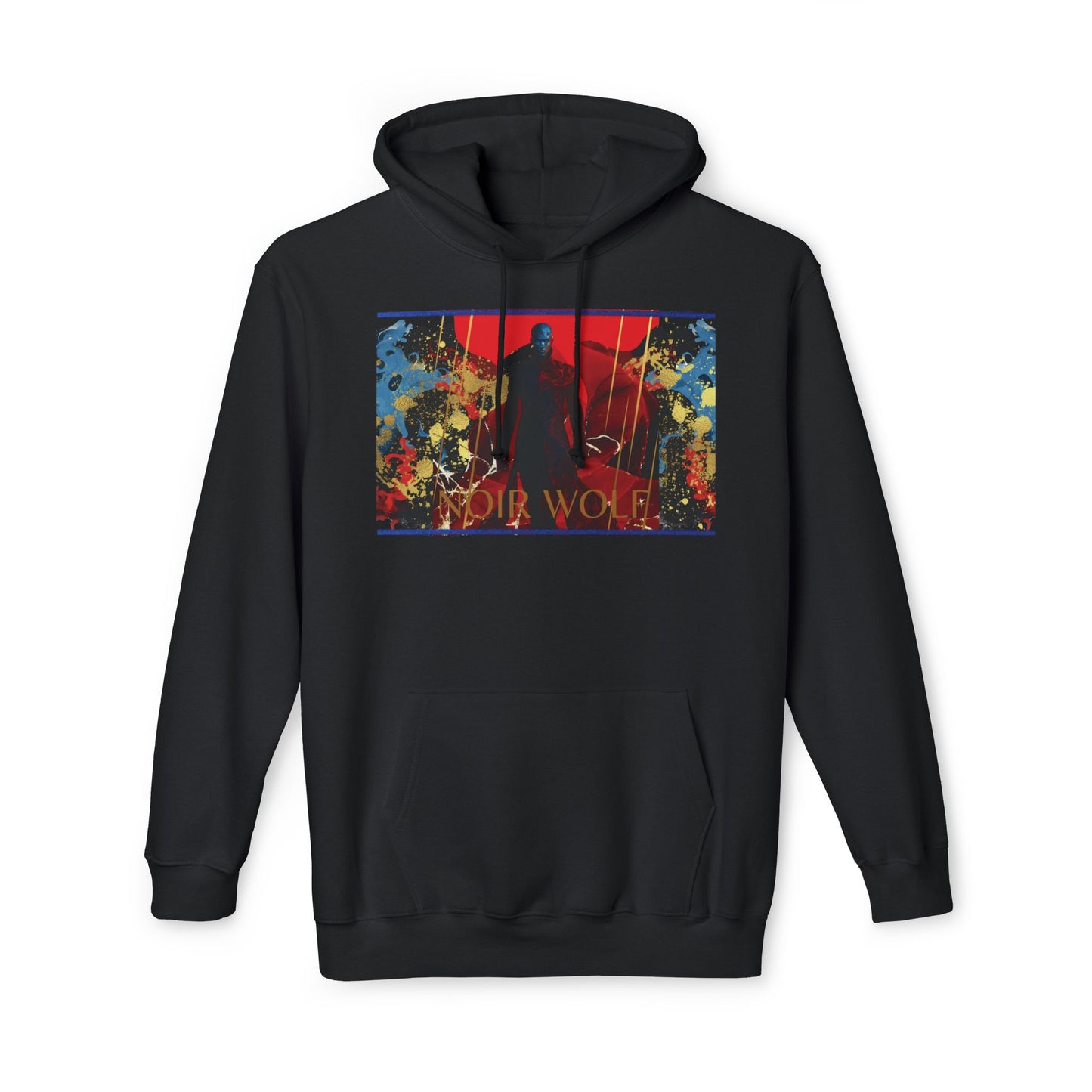 Unisex Hooded Sweatshirt - Noir Wolf & De Opulence Design
