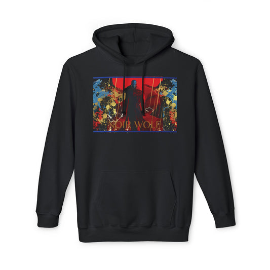 Unisex Hooded Sweatshirt - Noir Wolf & De Opulence Design